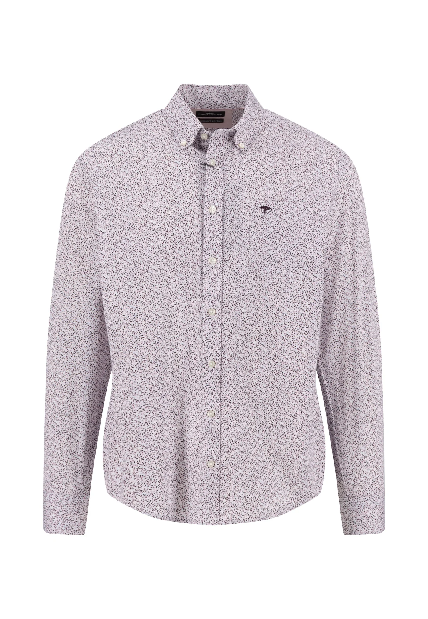 Hemd aus Baumwolle mit Button-Down-Kragen und langen Ärmeln - Image 4