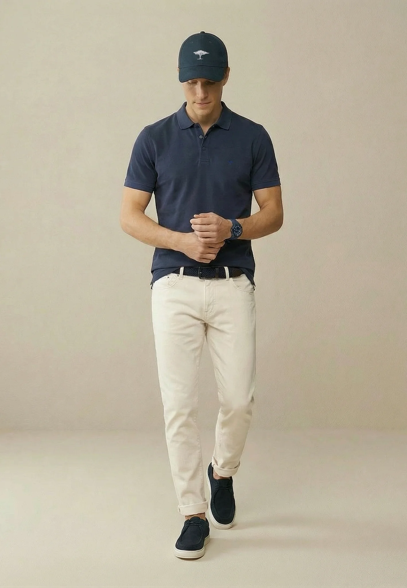 2PLY Poloshirt aus Baumwolle mit klassischem Polokragen - Image 3