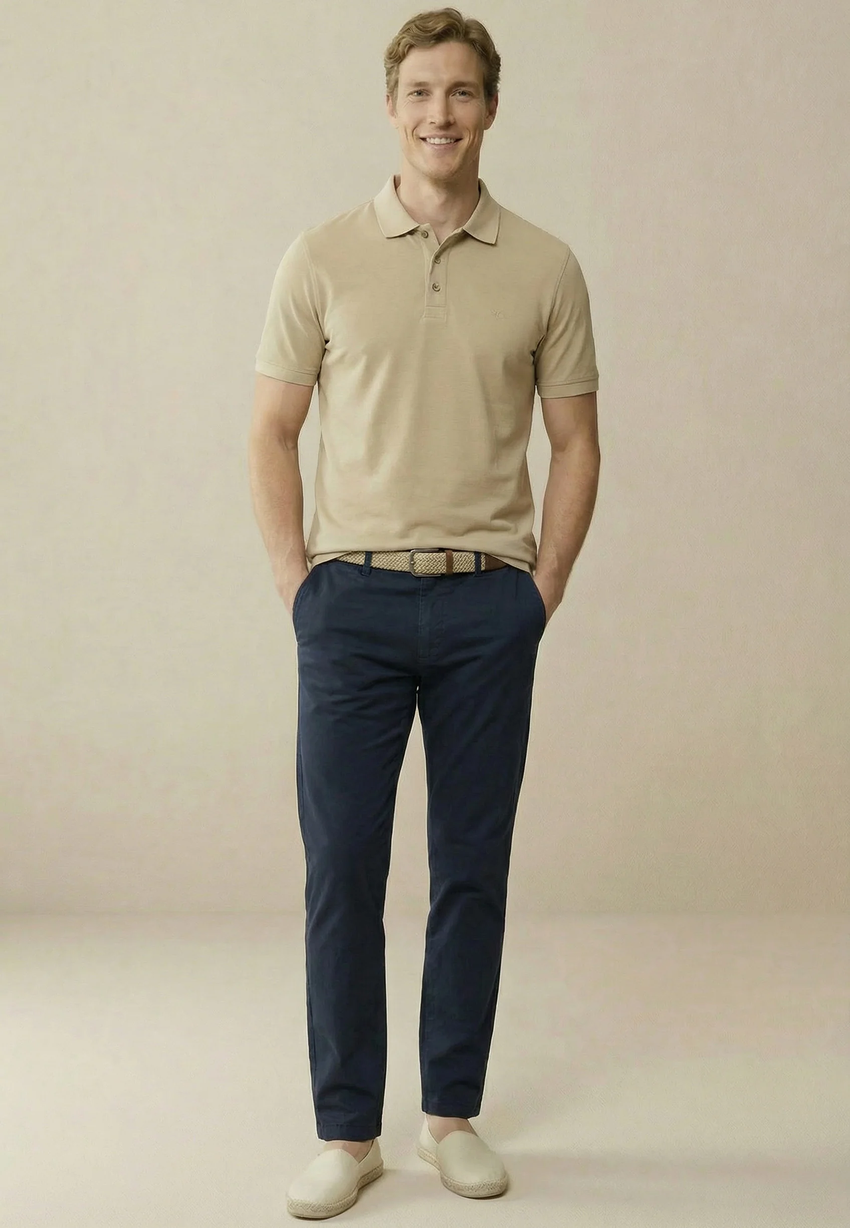 2PLY Poloshirt aus Baumwolle mit klassischem Polokragen - Image 37