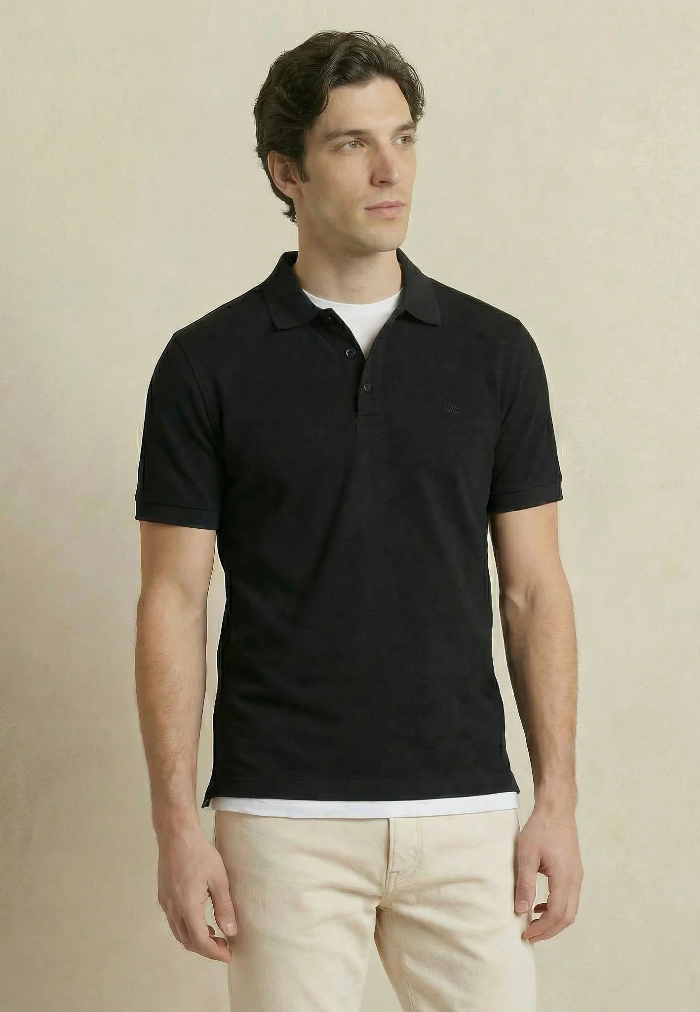 2PLY Poloshirt aus Baumwolle mit klassischem Polokragen - Image 6