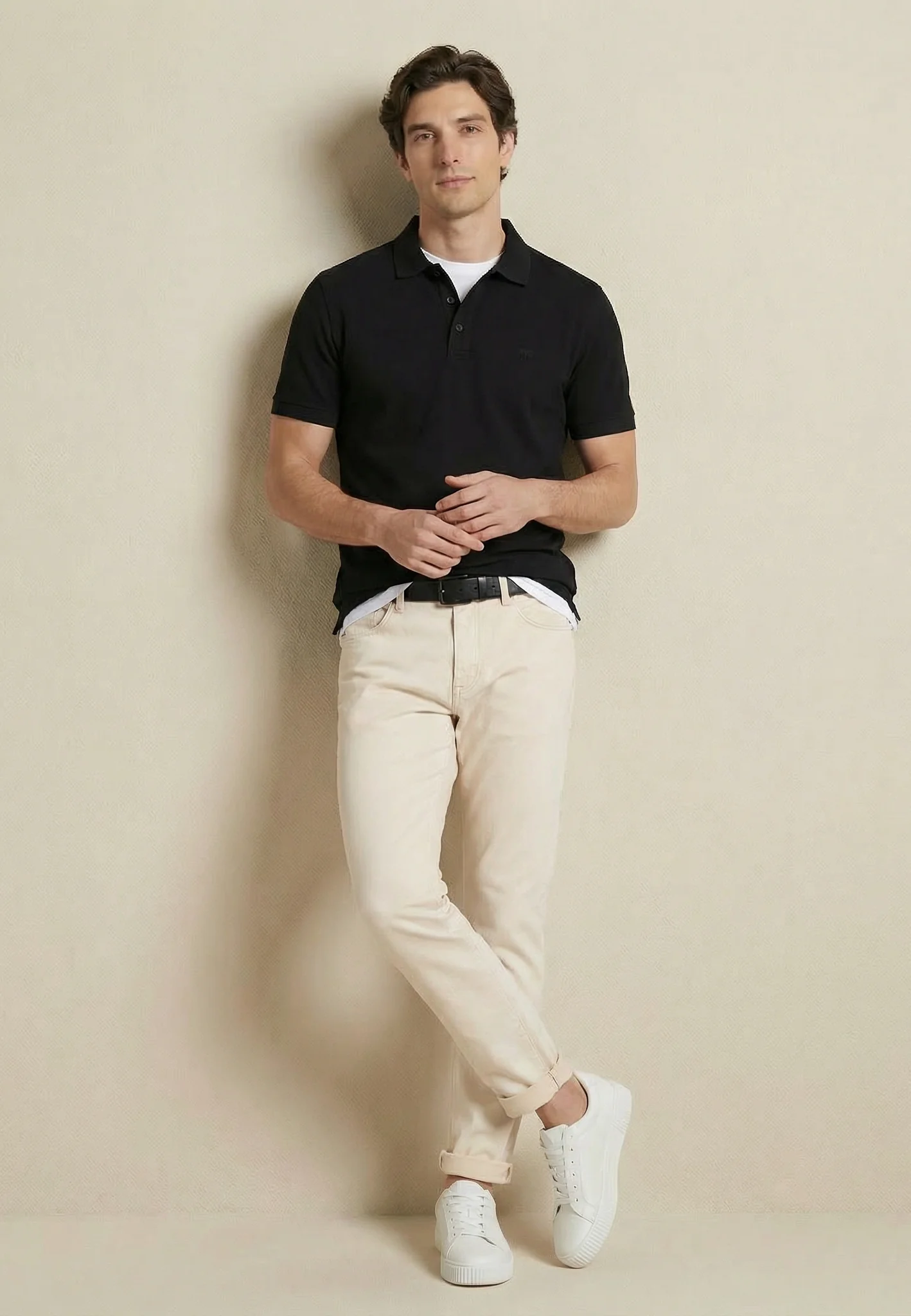2PLY Poloshirt aus Baumwolle mit klassischem Polokragen - Image 7