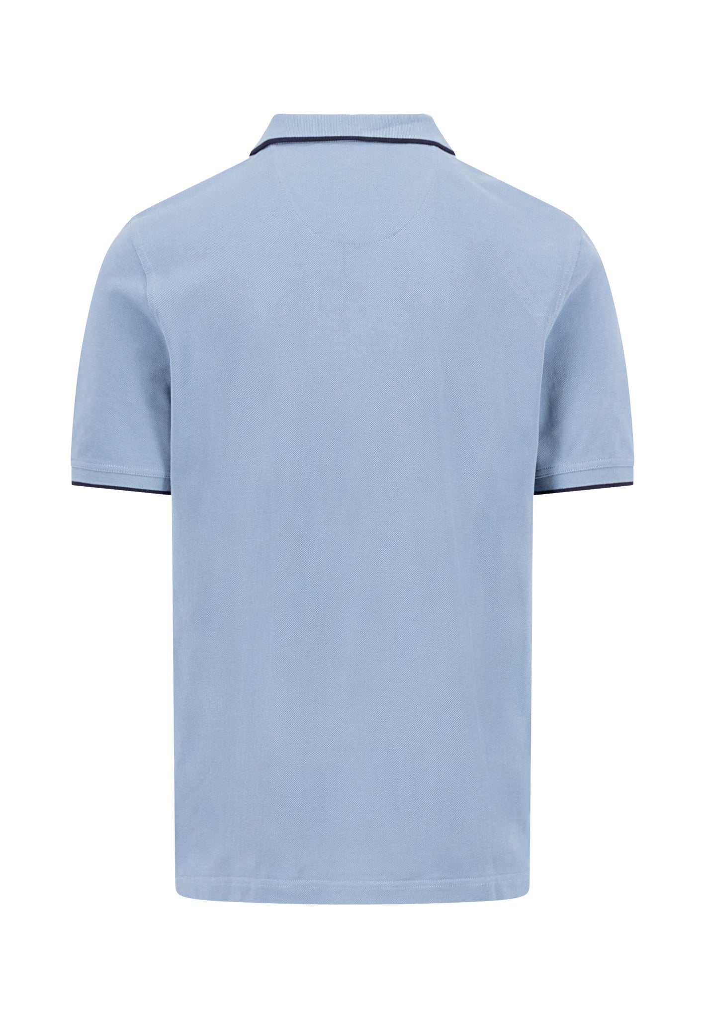 2PLY Poloshirt aus Baumwolle mit Kontrastdetails - Image 4