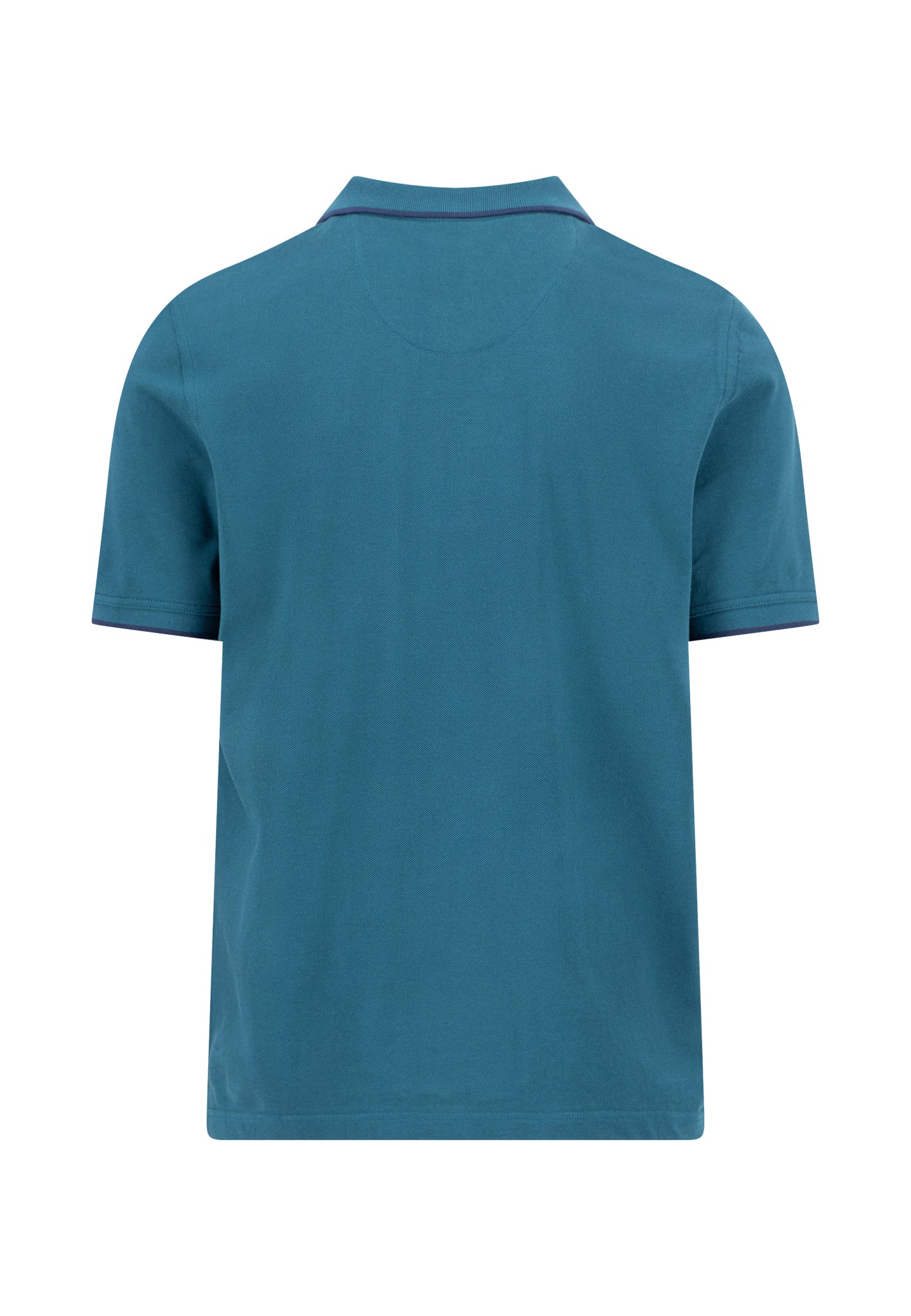 2PLY Poloshirt aus Baumwolle mit Kontrastdetails - Image 8