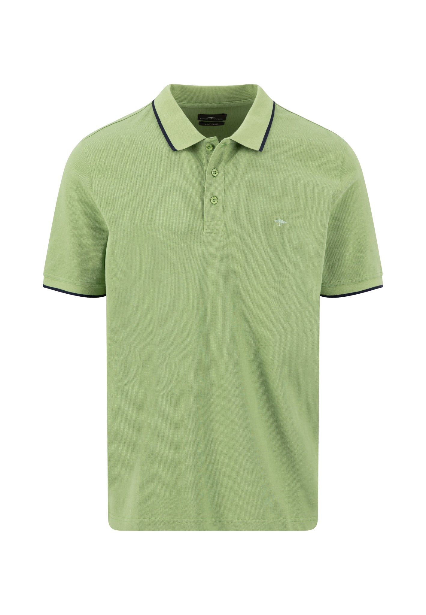 2PLY Poloshirt aus Baumwolle mit Kontrastkragen - Image 18