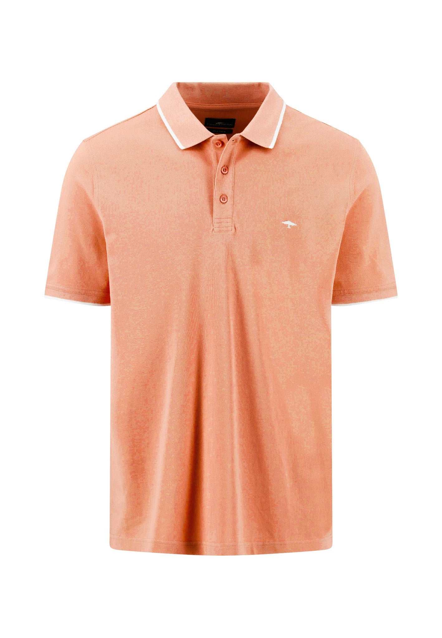 2PLY Poloshirt aus Baumwolle mit Kontrastkragen - Image 8