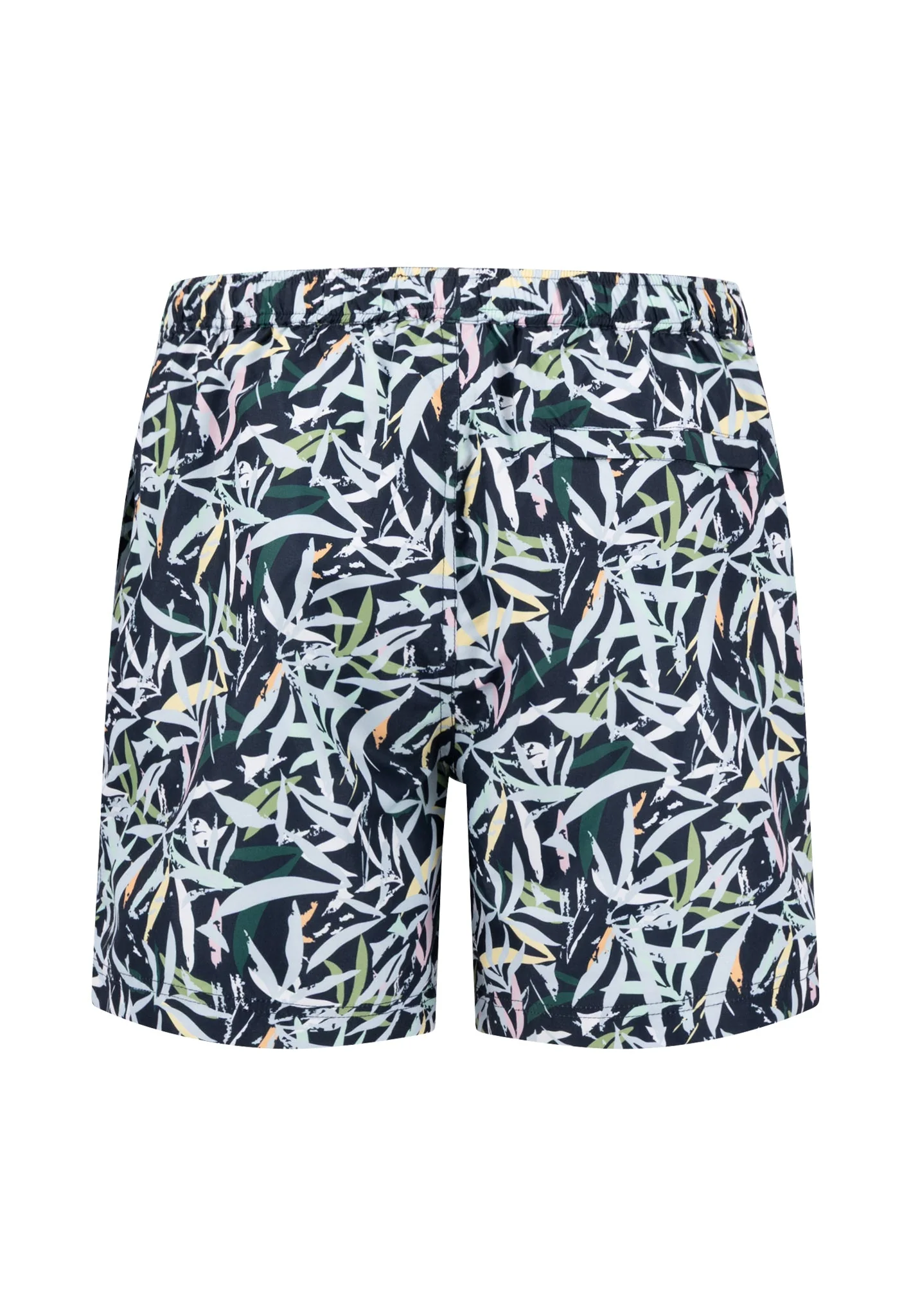 Badeshorts mit floralem Allover-Print und Kordelzug - Image 2