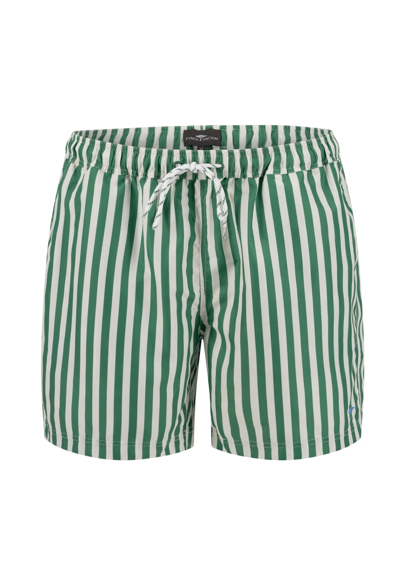Badeshorts mit Streifenmuster und Kordelzug - Image 6