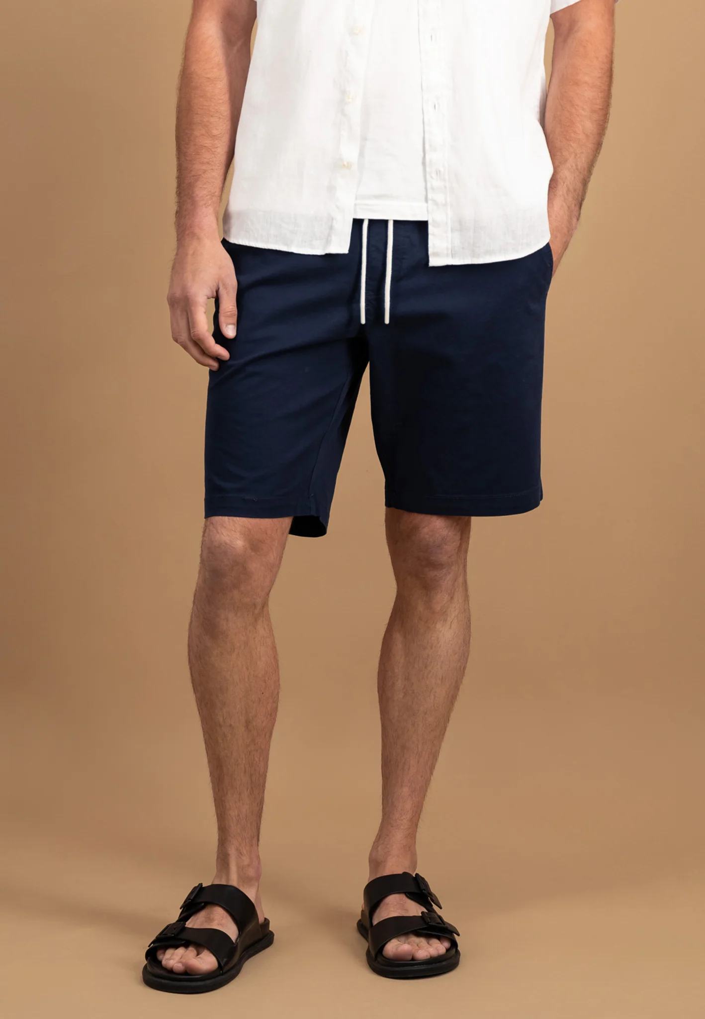 Bermuda Shorts aus Baumwoll-Mix mit Kordelzug - Image 7
