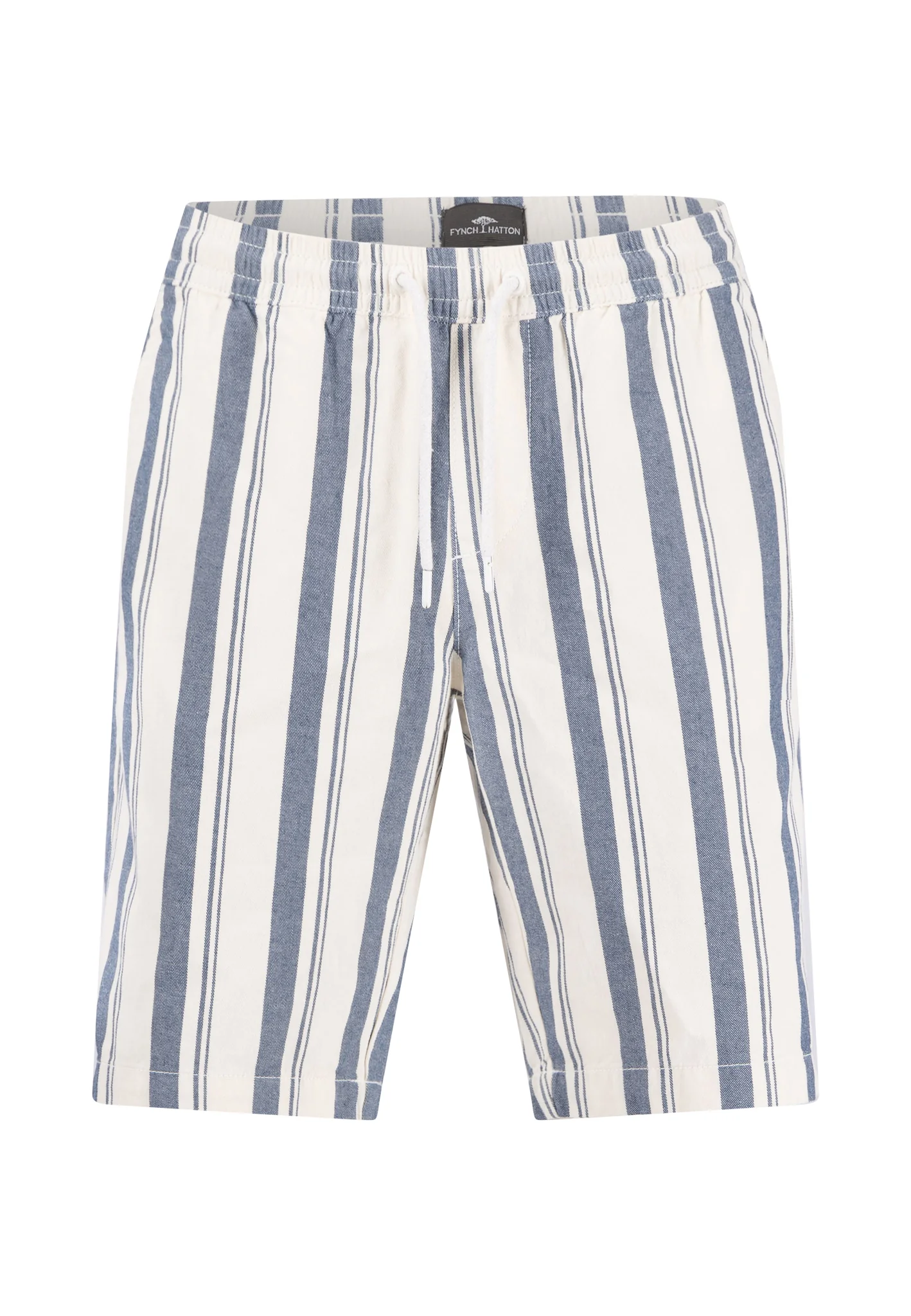 Bermuda Shorts aus Baumwolle mit Streifen