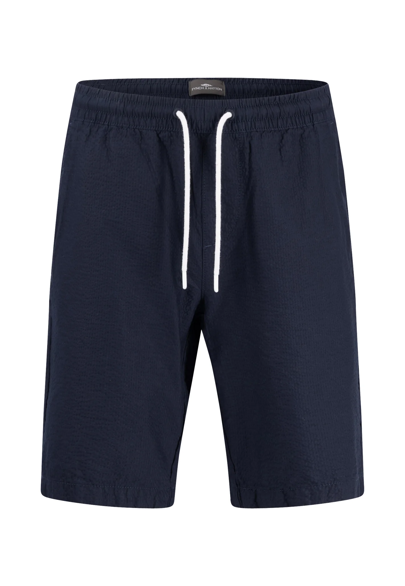Bermuda Shorts aus Baumwollmix mit weißem Bund