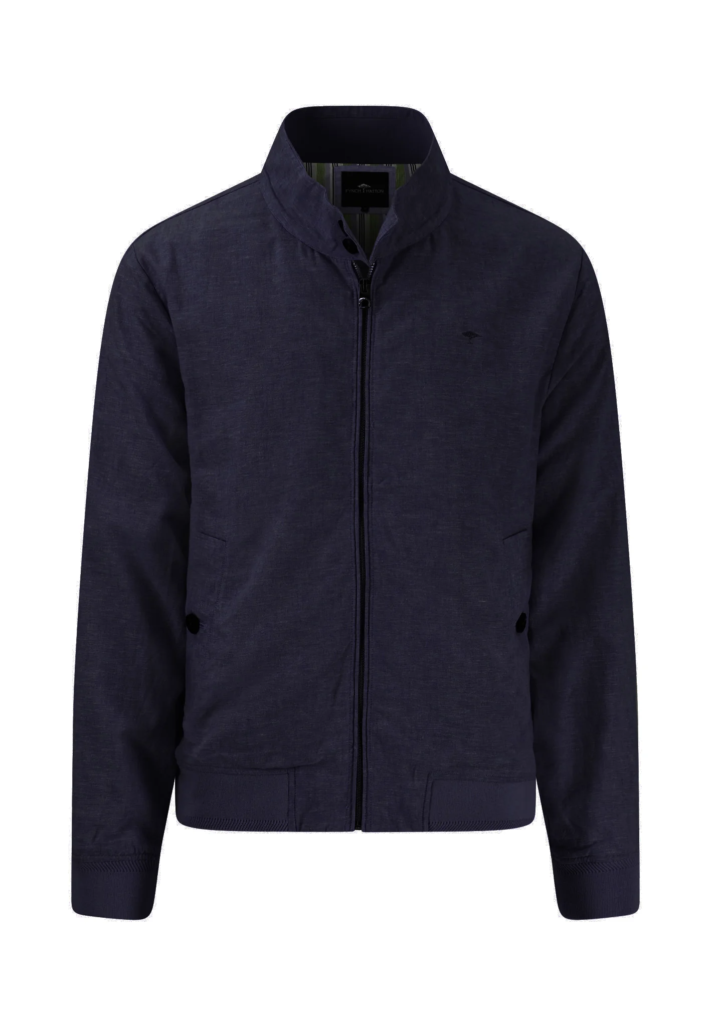 Blouson aus Leinen-Baumwoll-Mix mit Stehkragen - Image 3