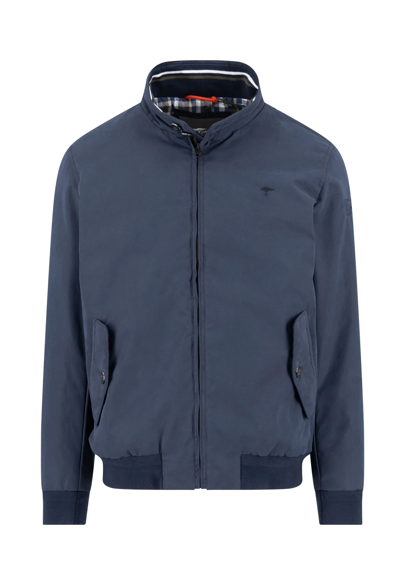 Blousonjacke mit Stehkragen und Rippbündchen