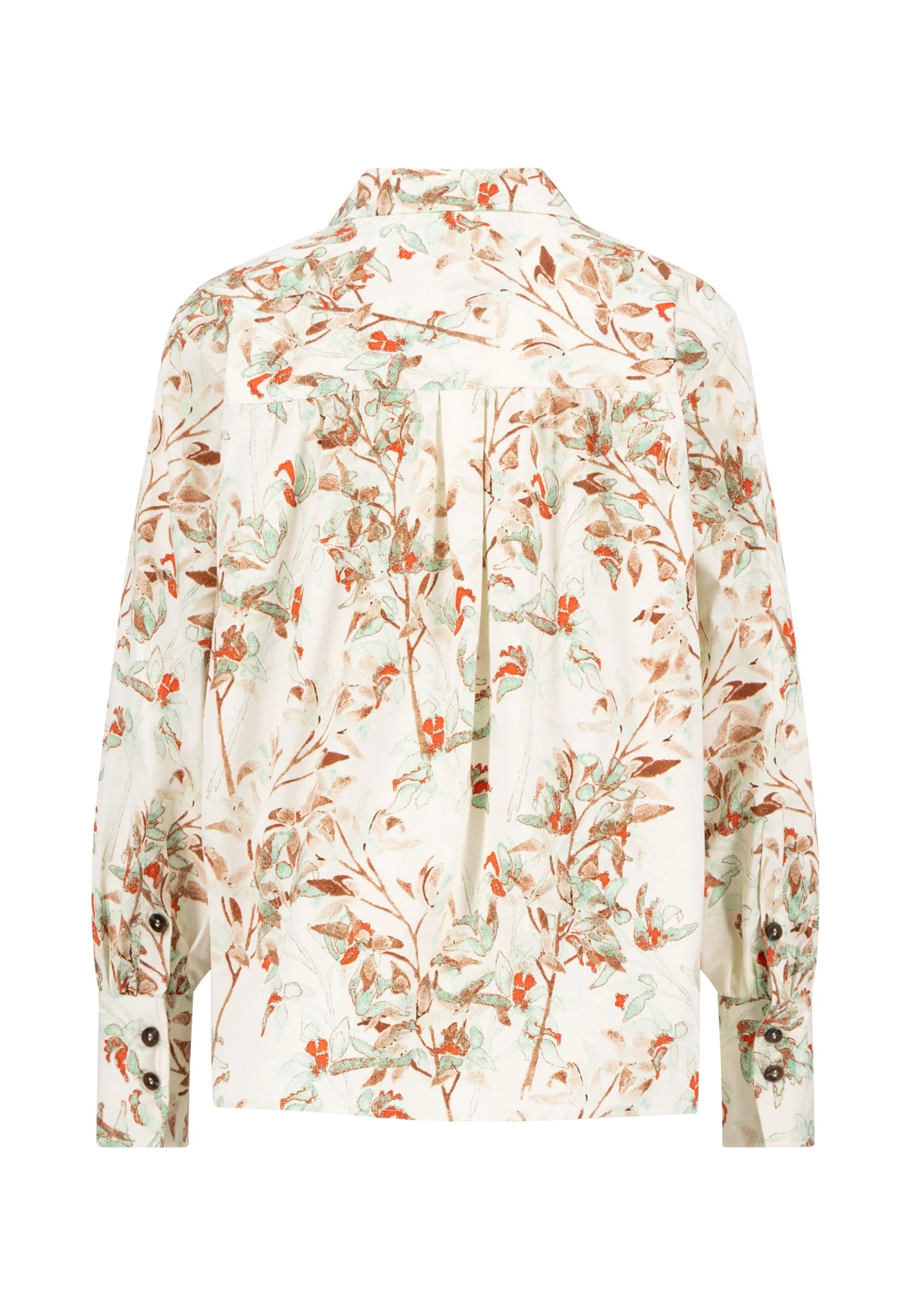 Bluse aus Baumwolle mit floralem Allover-Print - Image 5