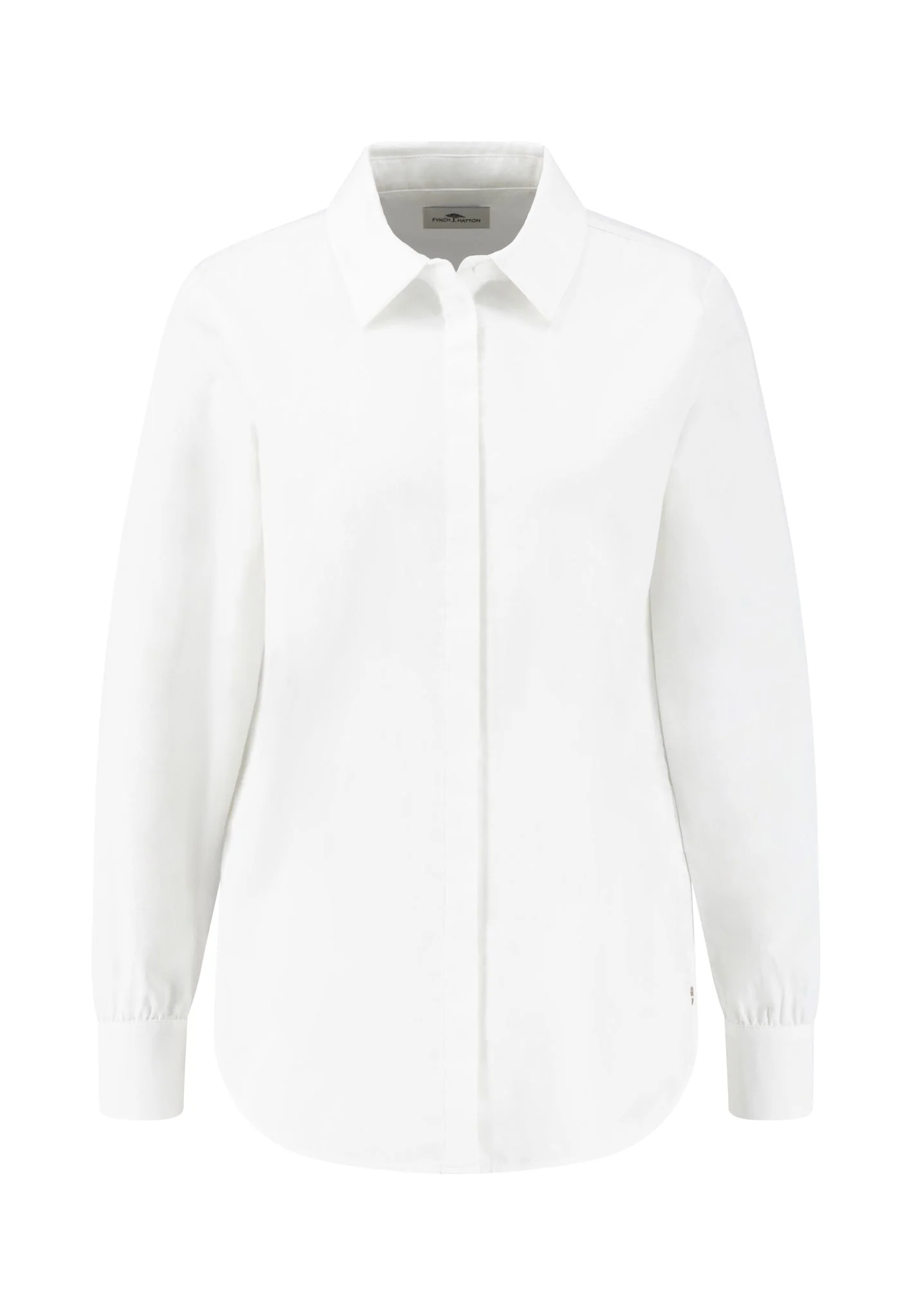 Bluse aus Baumwolle mit Kentkragen - Image 5