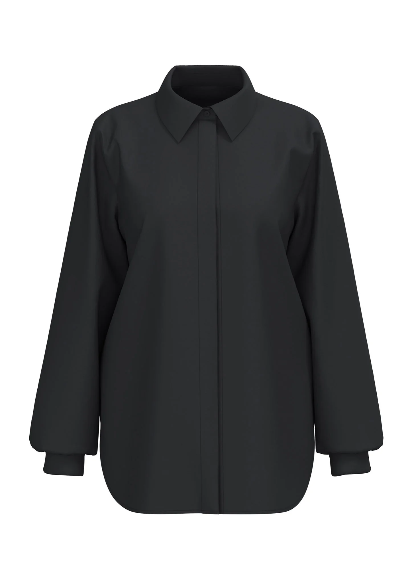 Bluse aus Baumwolle mit Kentkragen - Image 7