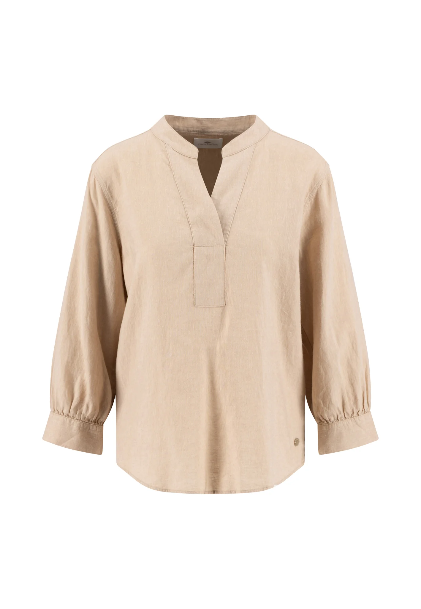 Bluse aus Leinen-Viskose-Mix mit V-Ausschnitt - Image 8
