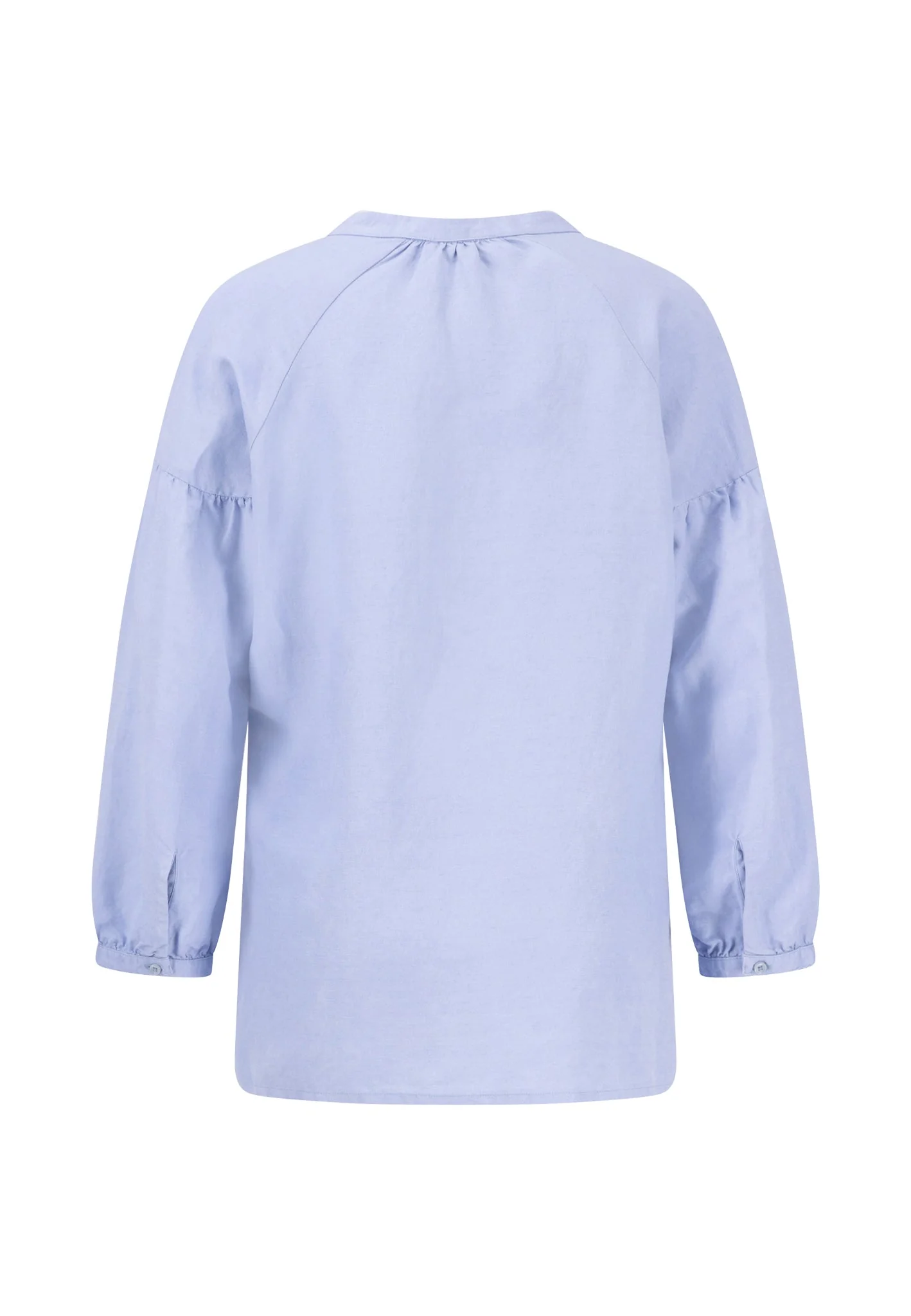 Bluse aus Leinen-Viskose-Mix mit V-Ausschnitt - Image 2