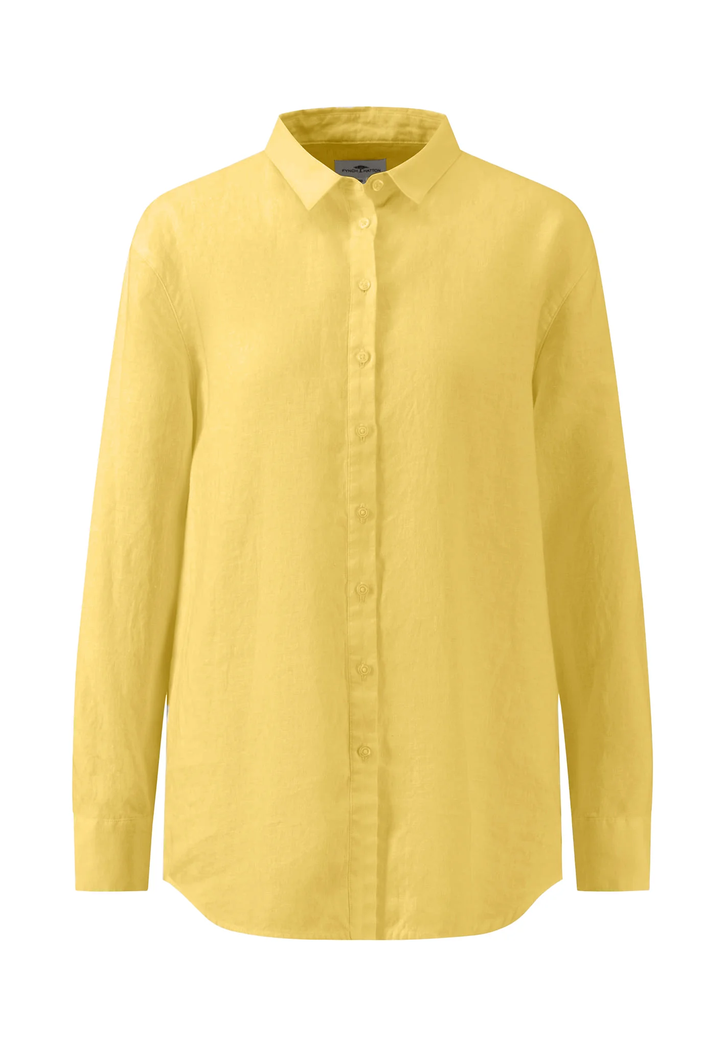 Bluse aus Leinenmix mit Kentkragen - Image 13