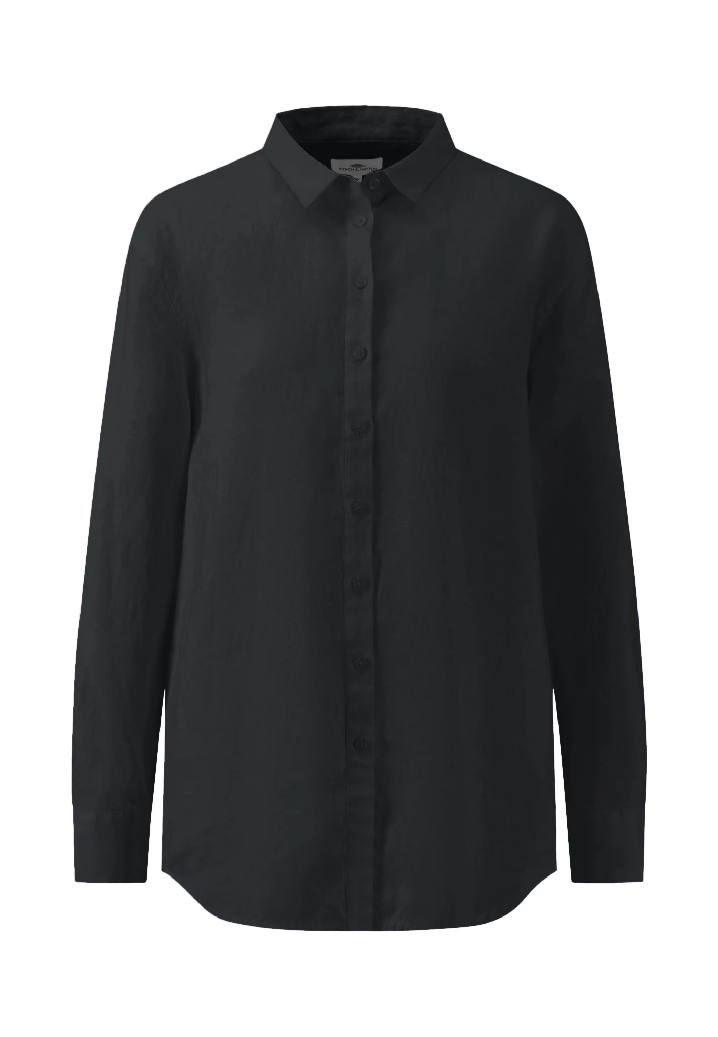 Bluse aus Leinenmix mit Kentkragen - Image 15
