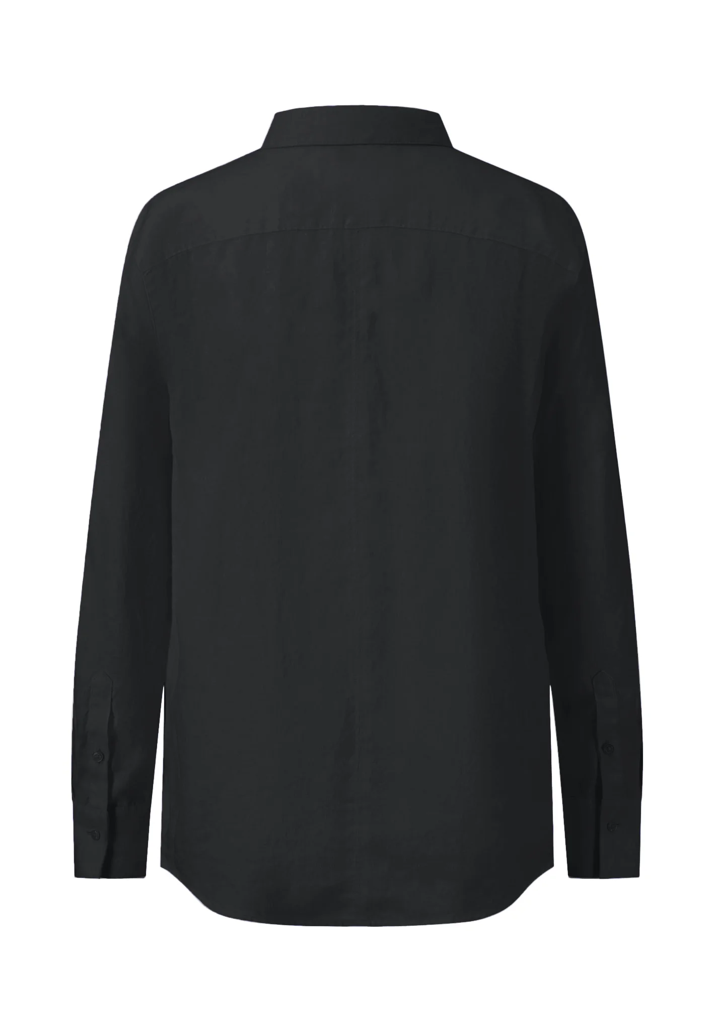 Bluse aus Leinenmix mit Kentkragen - Image 16