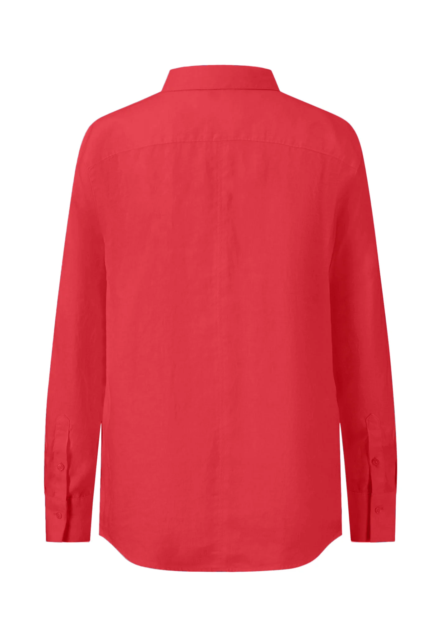 Bluse aus Leinenmix mit Kentkragen - Image 6