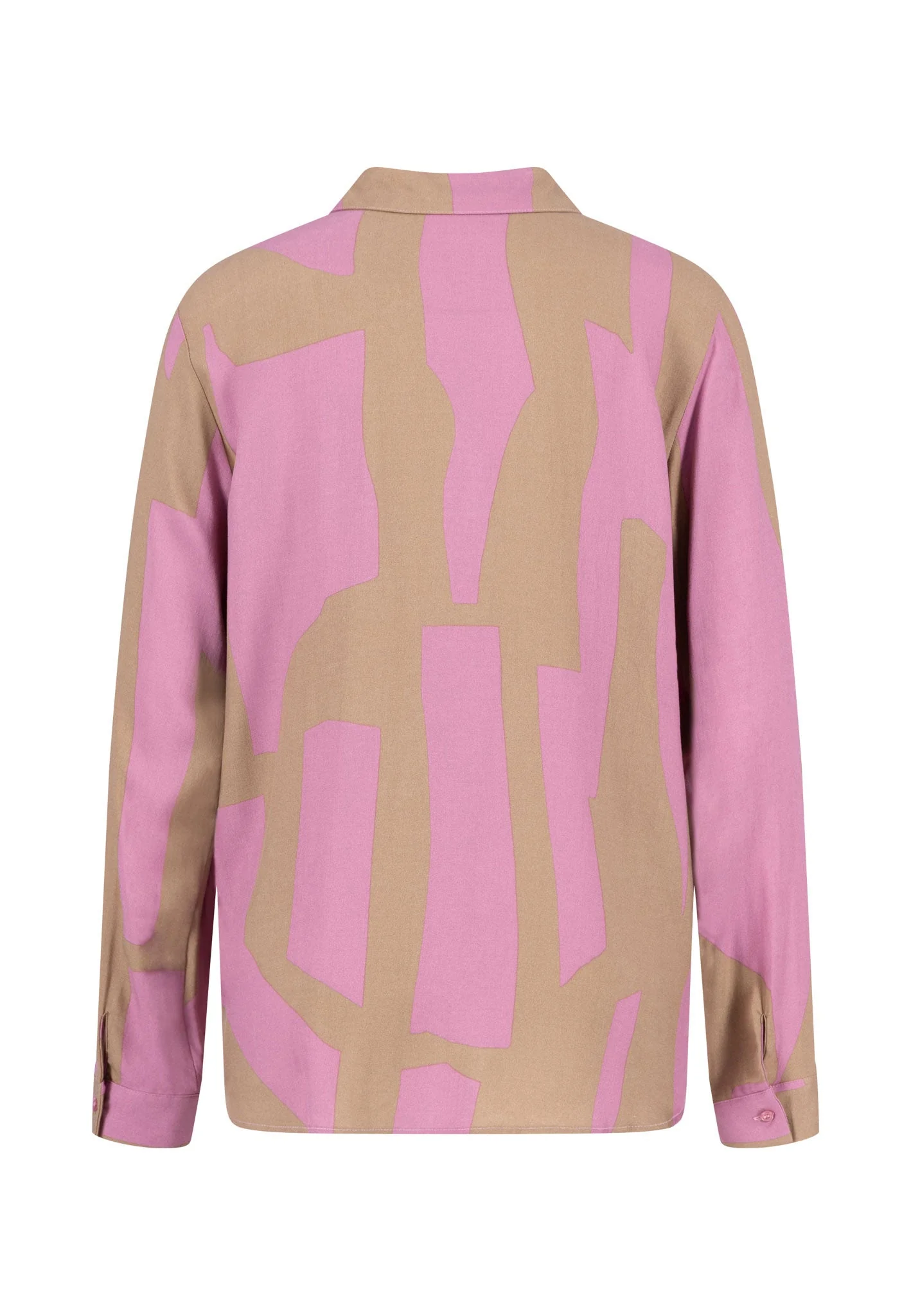 Bluse aus Viskose mit modernem Grafikprint - Image 2