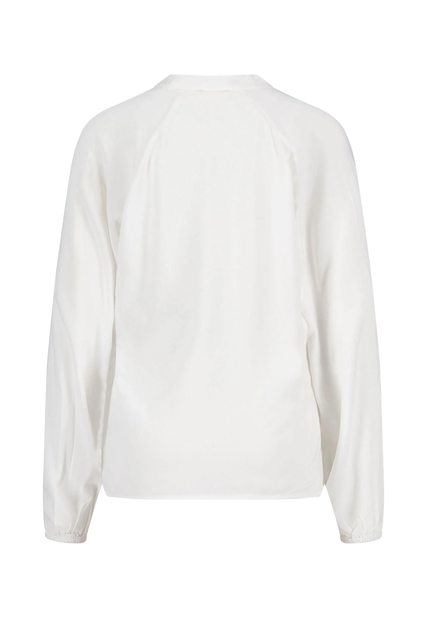 Bluse mit V-Ausschnitt und Stehkragen - Image 4