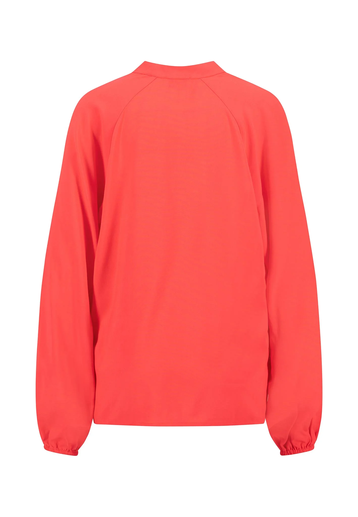 Bluse mit V-Ausschnitt und Stehkragen - Image 6
