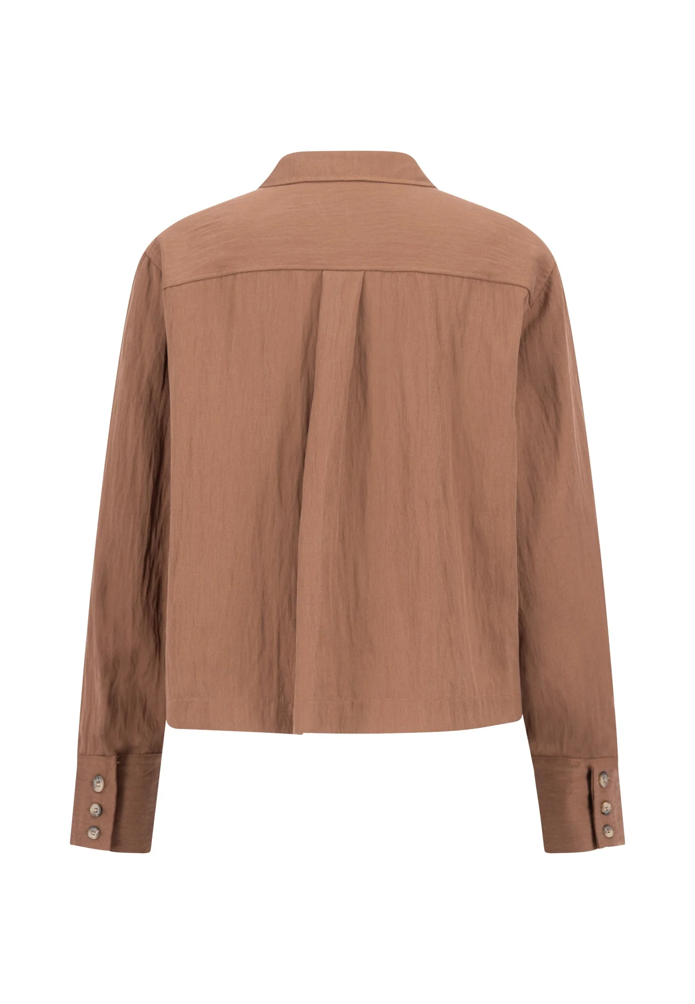Blusenjacke aus Lyocell-Viskose-Mix mit aufgesetzten Taschen - Image 5
