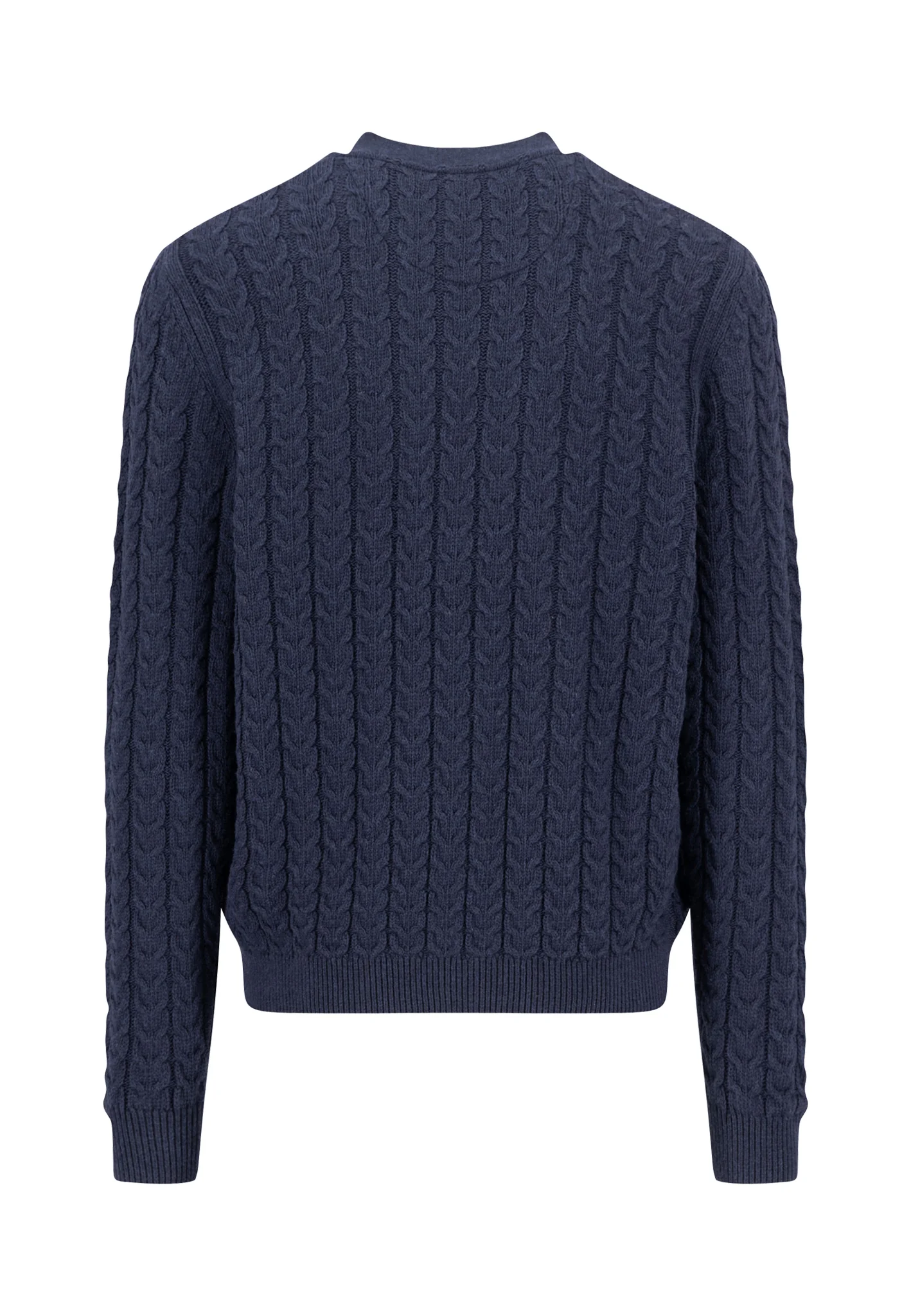 Cardigan aus Baumwoll-Woll-Mix mit Zopfmuster - Image 6