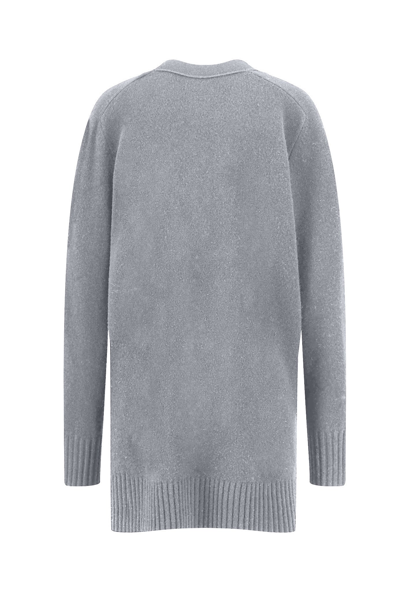 Cardigan aus Merinowolle mit Knopfleiste und V-Ausschnitt - Image 12