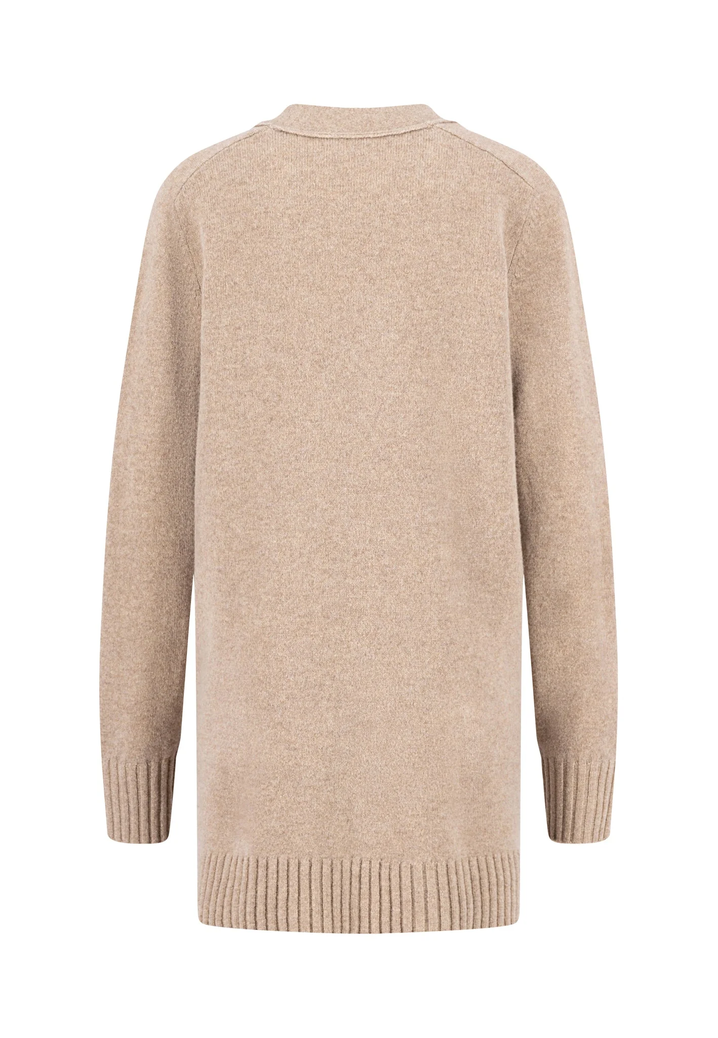 Cardigan aus Merinowolle mit Knopfleiste und V-Ausschnitt - Image 6