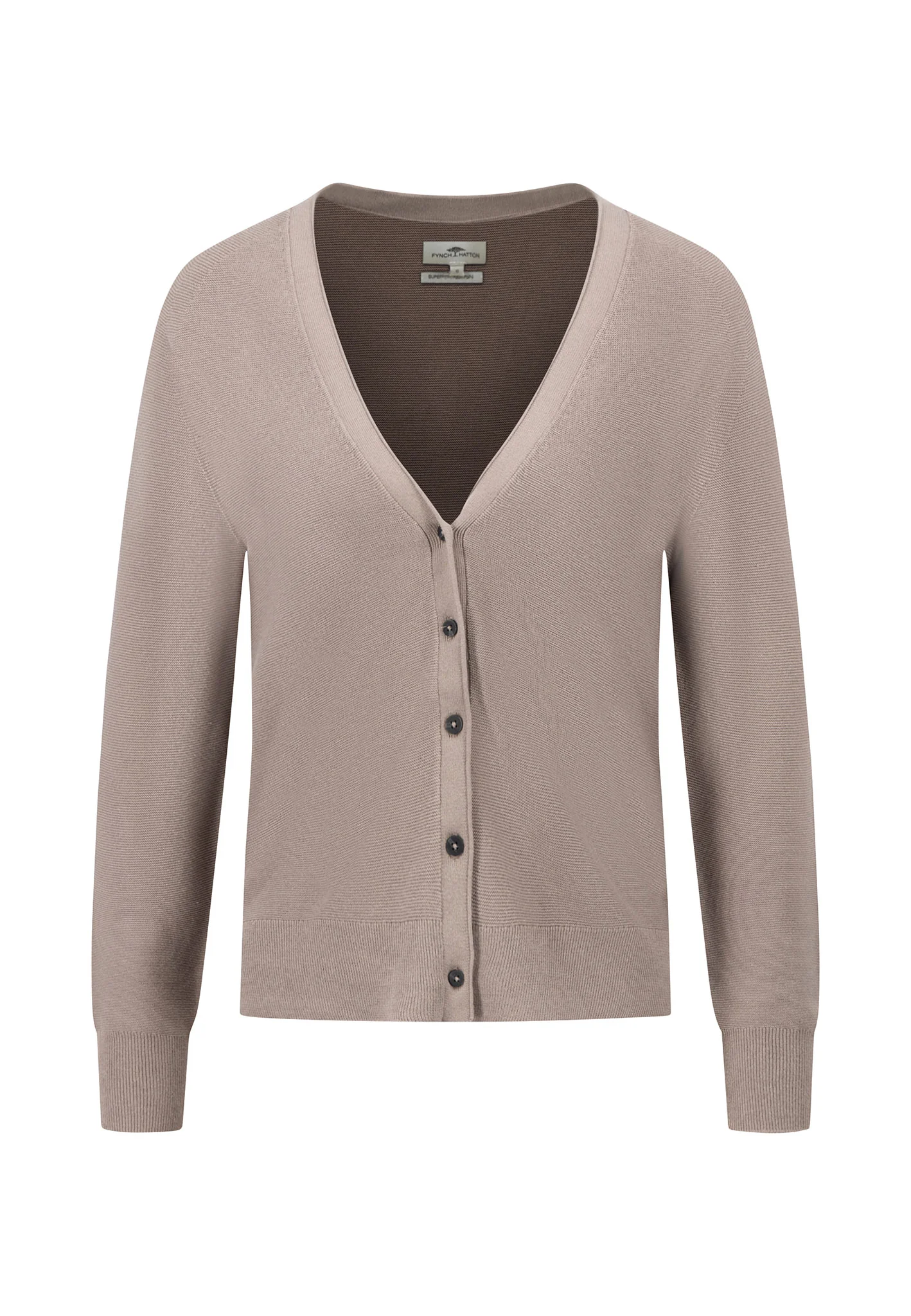 Cardigan aus strukturiertem Feinstrick
