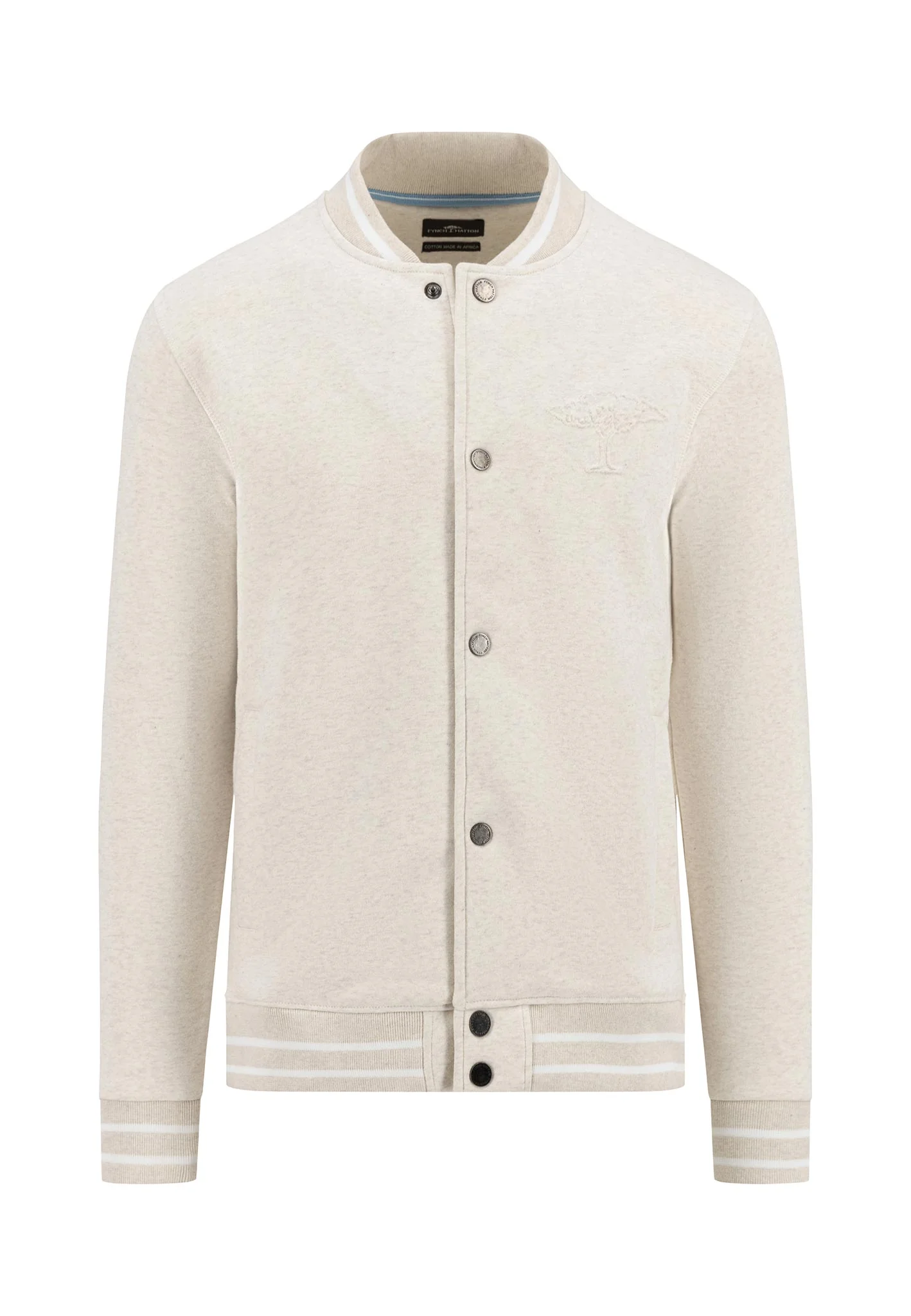 Collegejacke aus Baumwollmix mit Druckknöpfen - Image 11