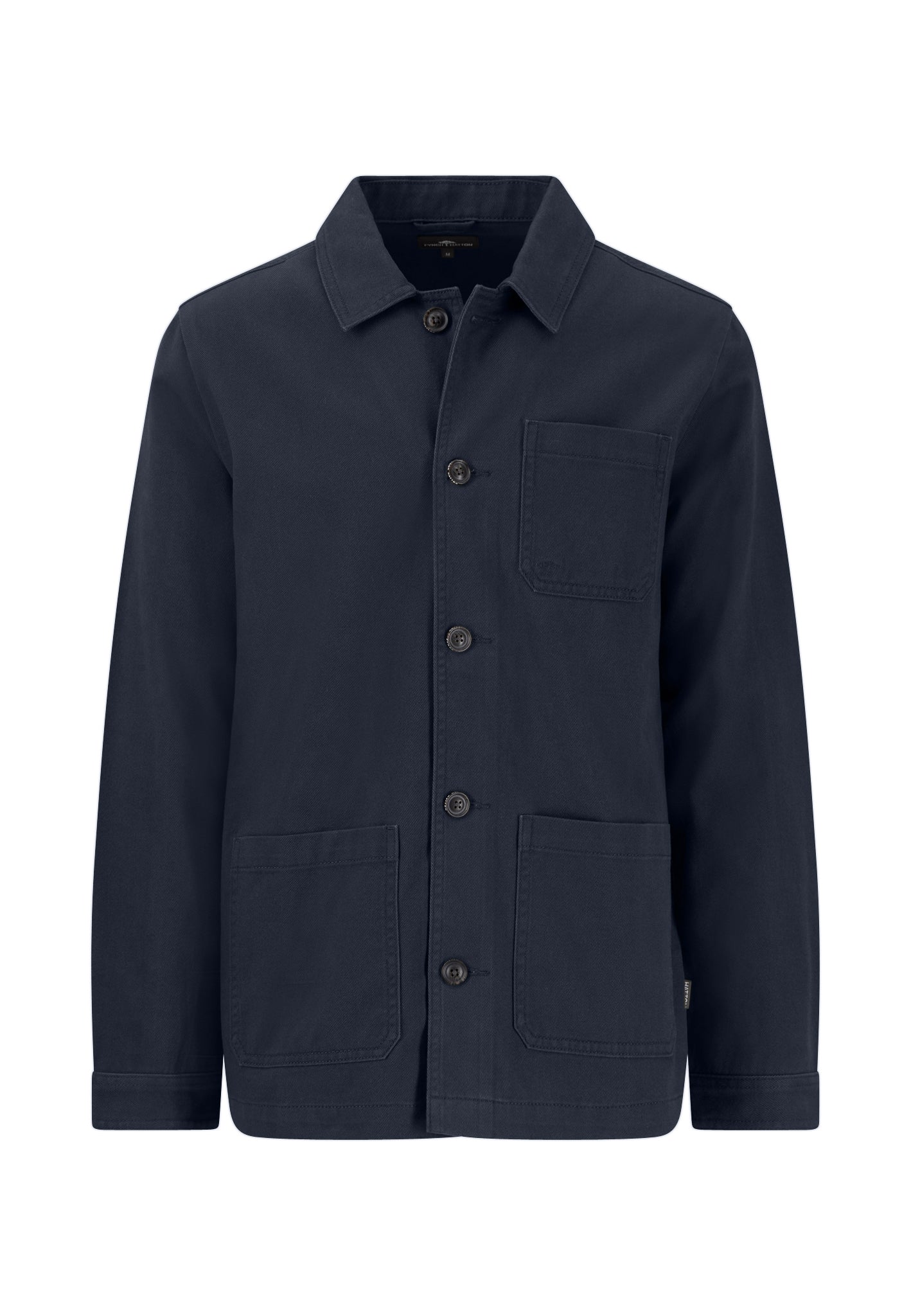 Overshirt aus Twill mit Kentkragen - Image 3