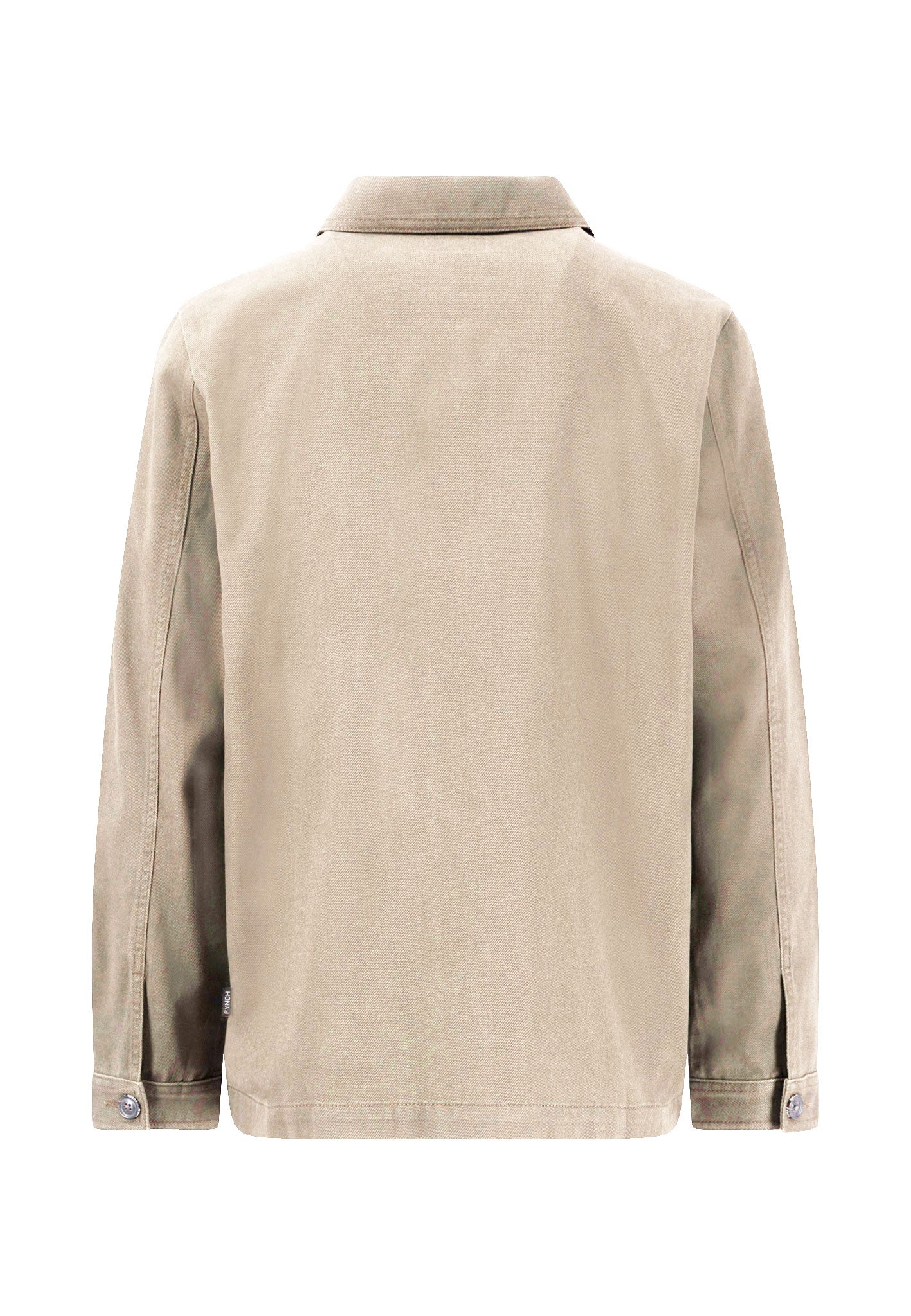 Overshirt aus Twill mit Kentkragen - Image 6