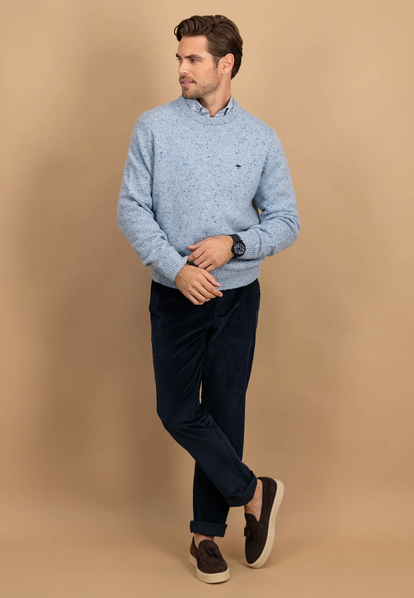 Donegal-Pullover aus Wollmix mit Rundhalsausschnitt - Image 10