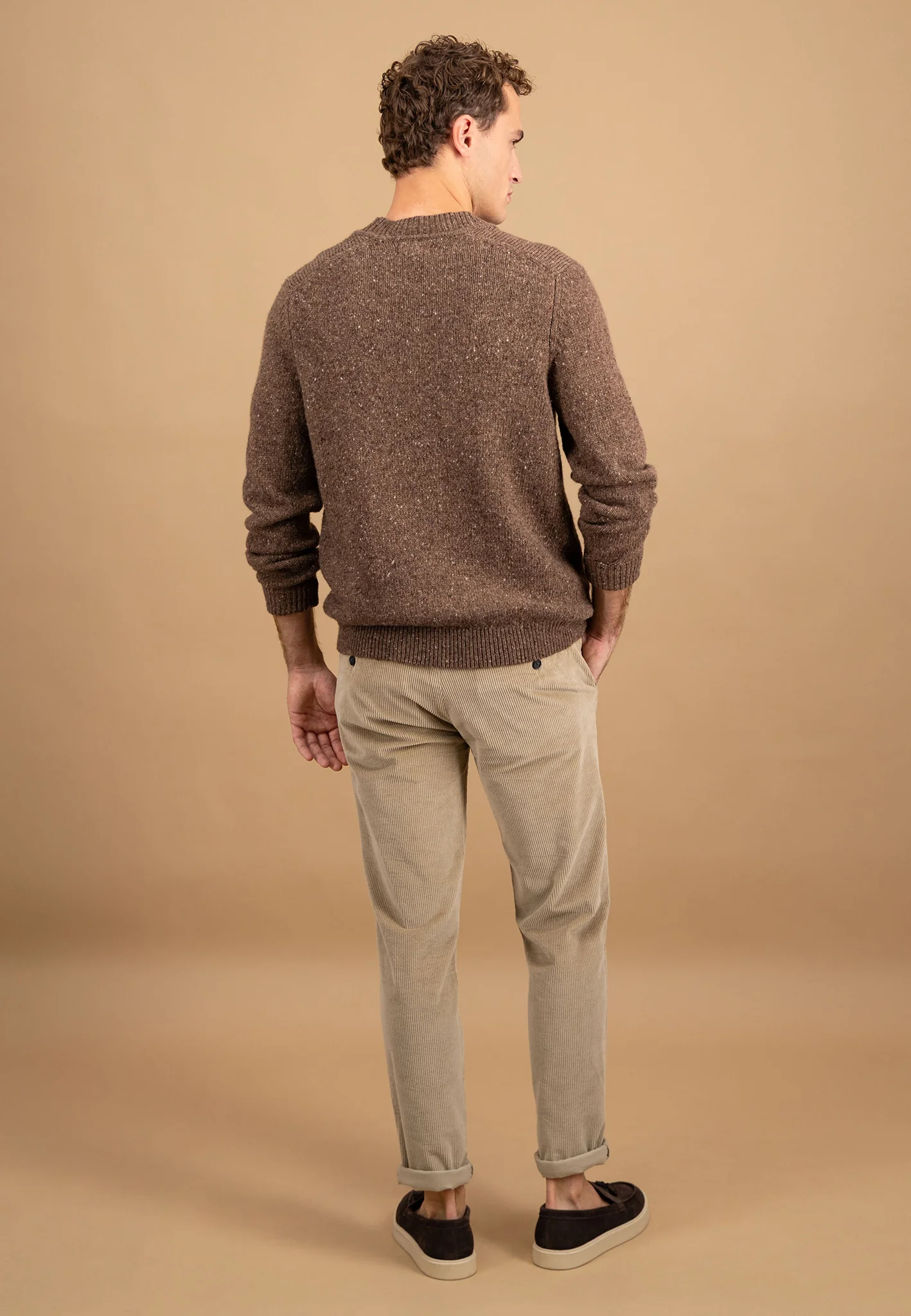 Donegal-Strickjacke aus Wollmix mit Knopfleiste und Taschen - Image 13