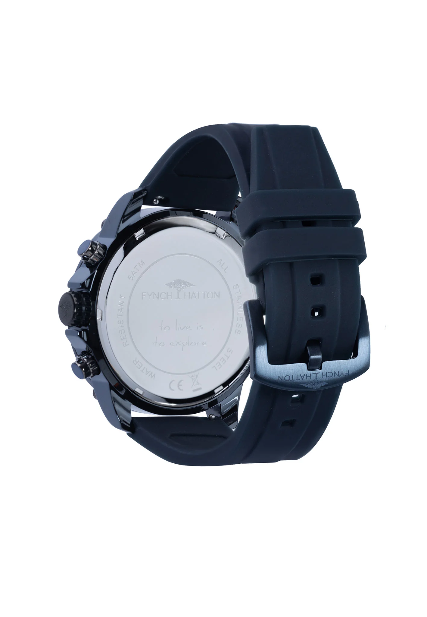 Edelstahlarmbanduhr mit Chronographenfunktion - Image 5