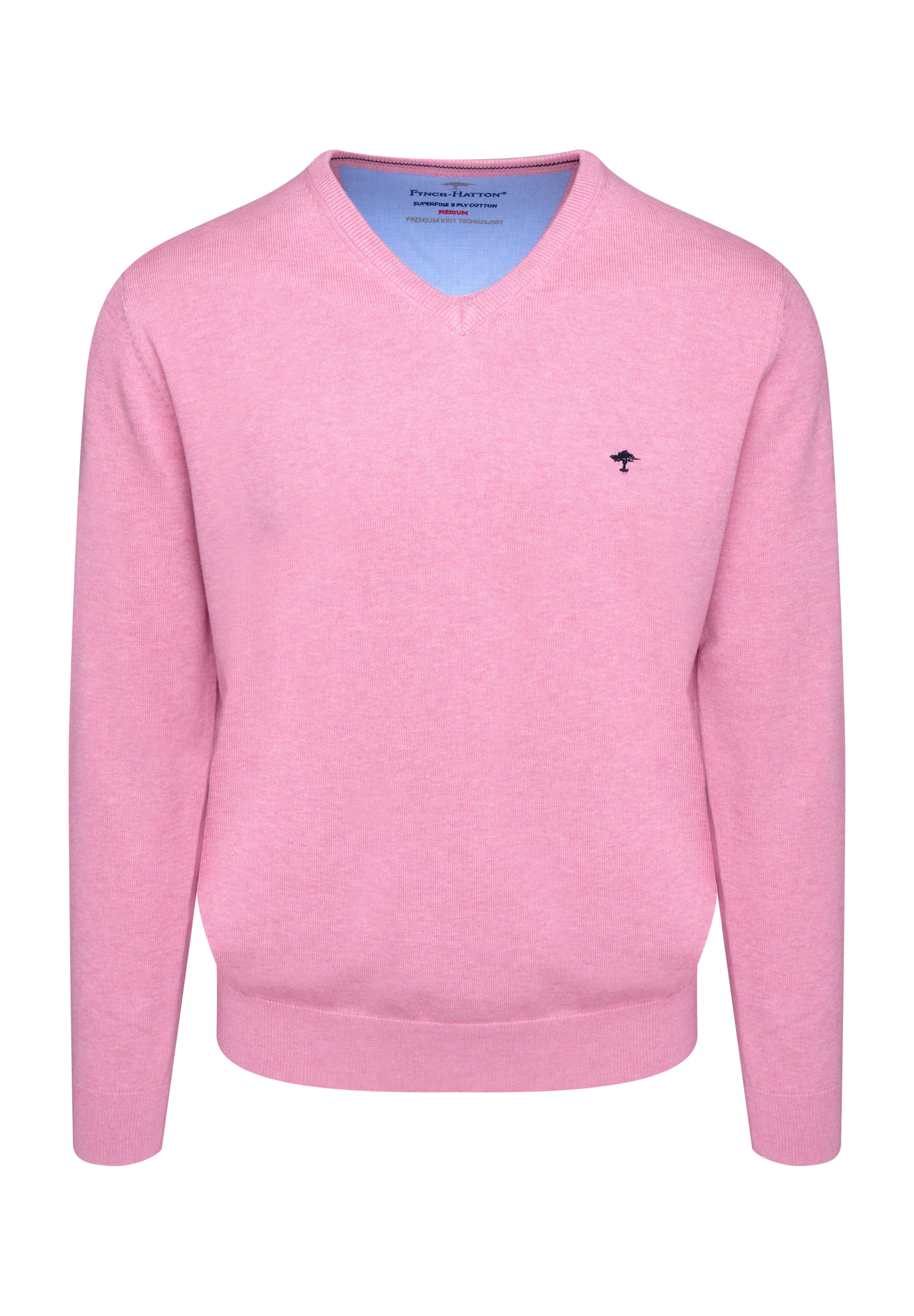 Feinstrick-Pullover mit V-Ausschnitt - Image 19