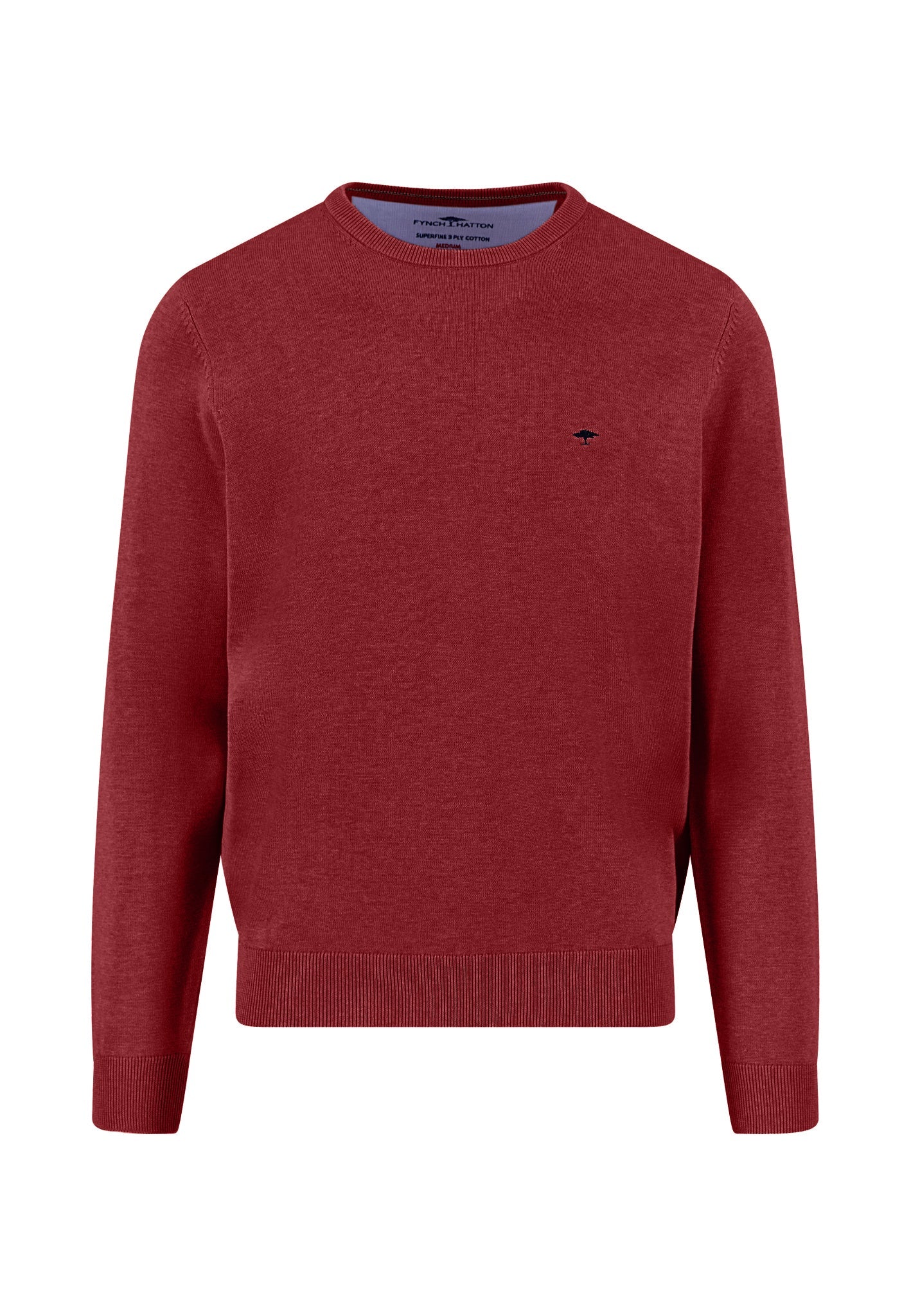 Feinstrickpullover aus Baumwolle mit Rundhalsausschnitt - Image 15