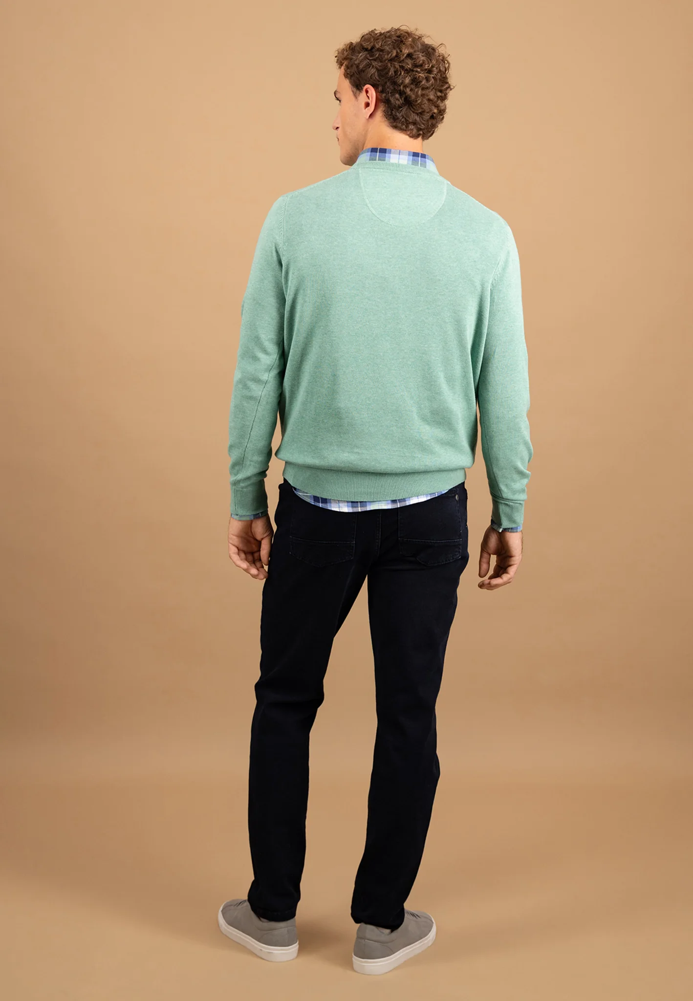 Feinstrickpullover aus Baumwolle mit Rundhalsausschnitt - Image 33
