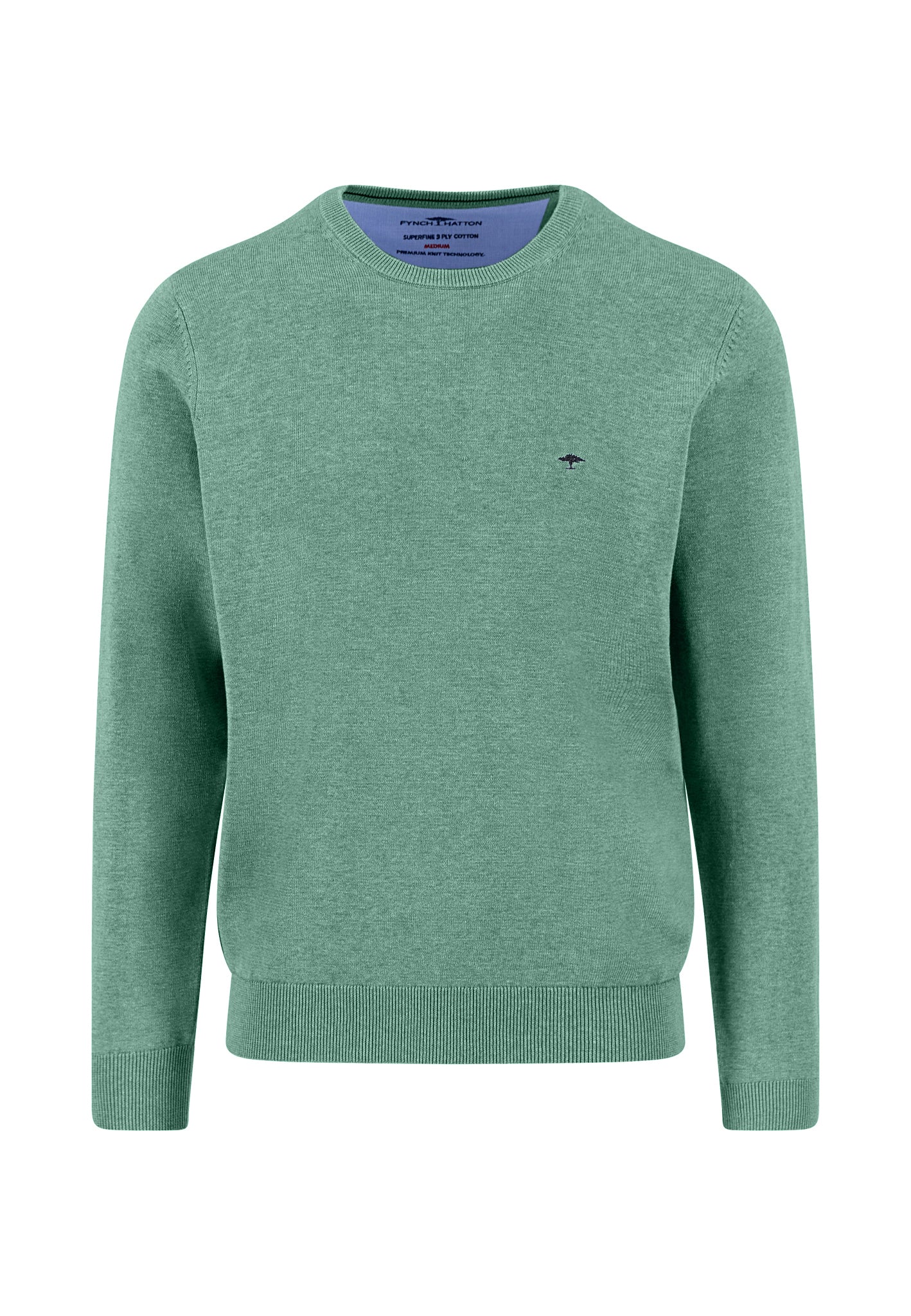 Feinstrickpullover aus Baumwolle mit Rundhalsausschnitt - Image 35