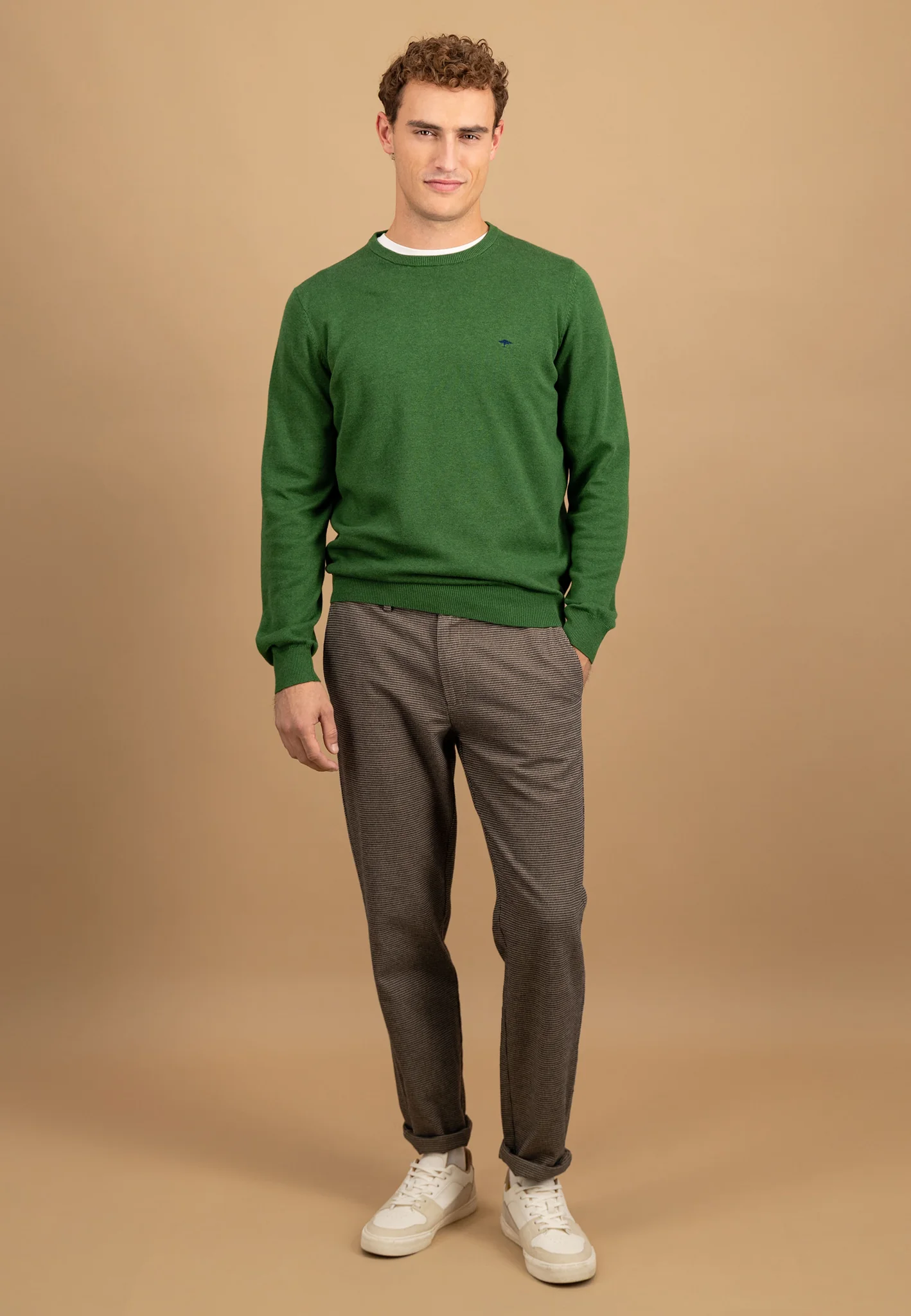 Feinstrickpullover aus Baumwolle mit Rundhalsausschnitt - Image 38