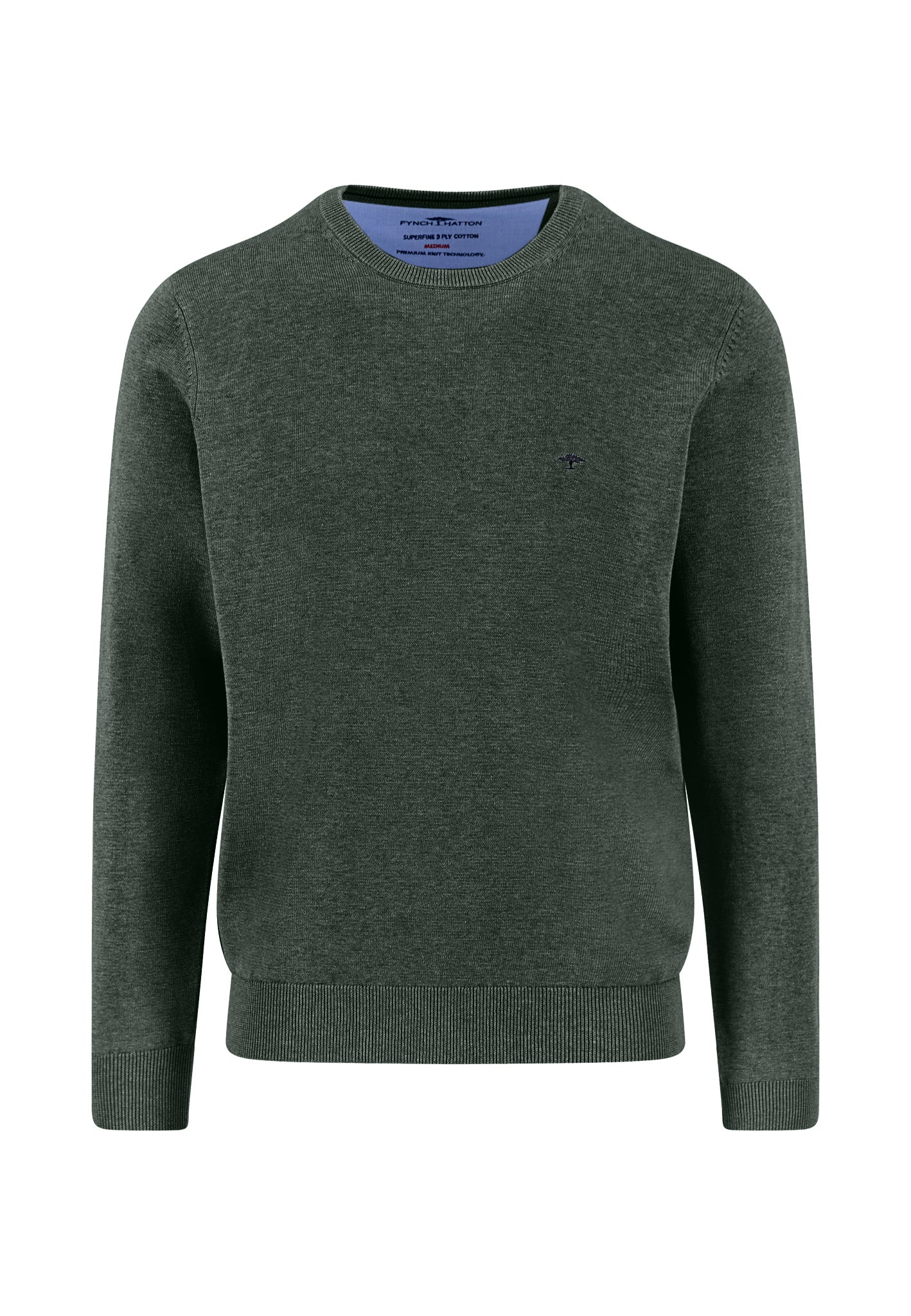 Feinstrickpullover aus Baumwolle mit Rundhalsausschnitt - Image 43