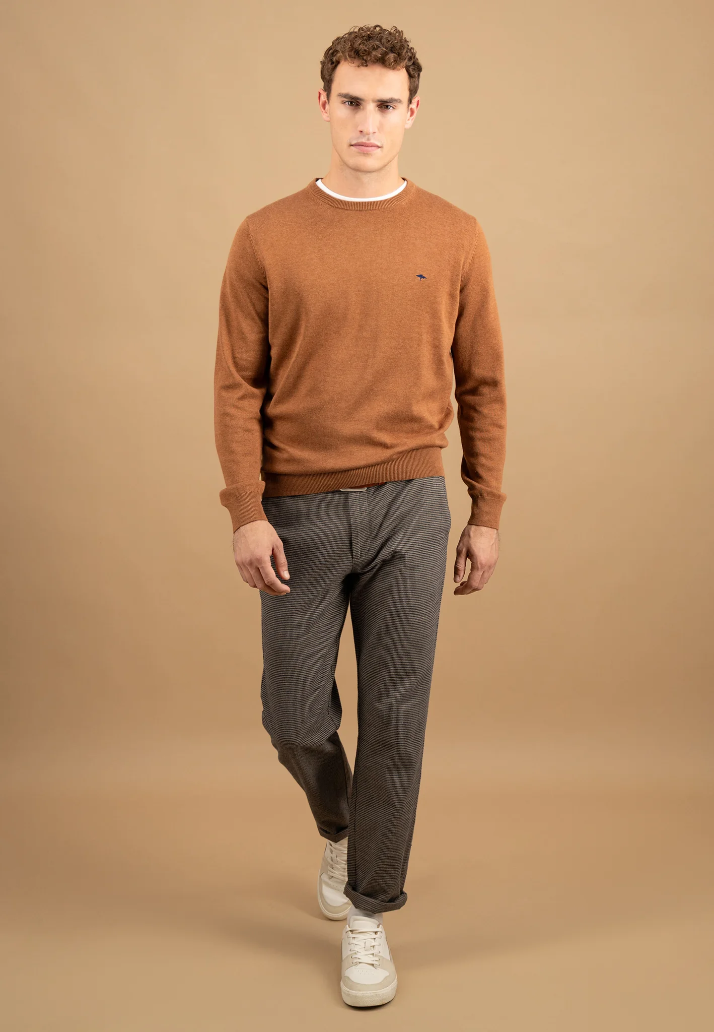 Feinstrickpullover aus Baumwolle mit Rundhalsausschnitt - Image 48