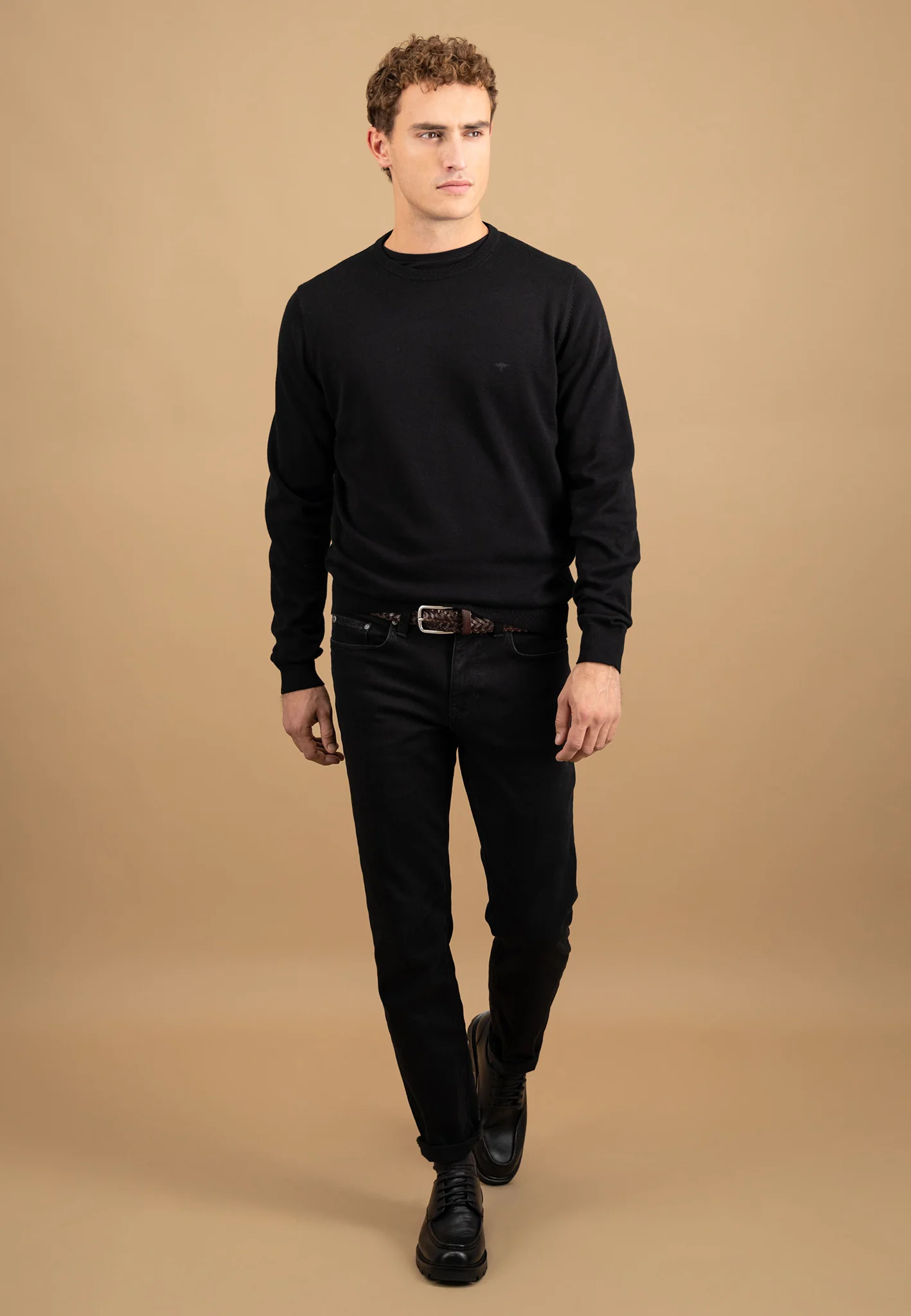 Feinstrickpullover aus Baumwolle mit Rundhalsausschnitt - Image 66