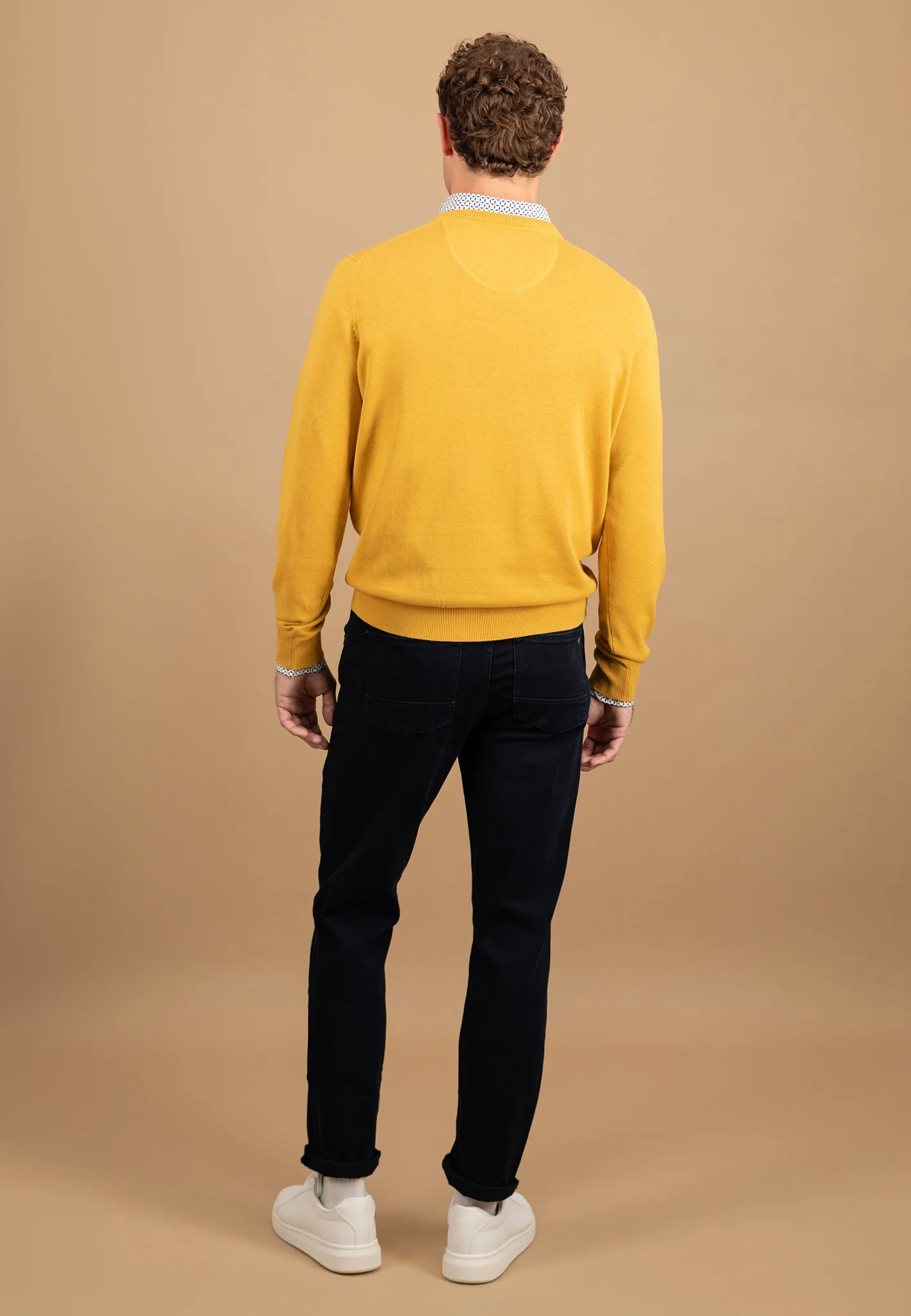 Feinstrickpullover aus Baumwolle mit Rundhalsausschnitt - Image 9
