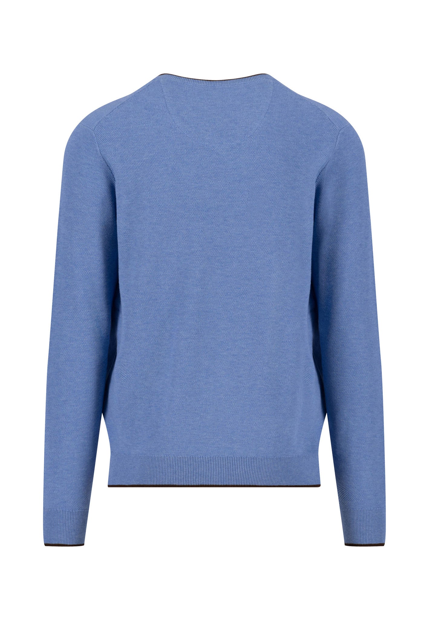 Feinstrickpullover aus Baumwolle mit V-Ausschnitt - Image 2
