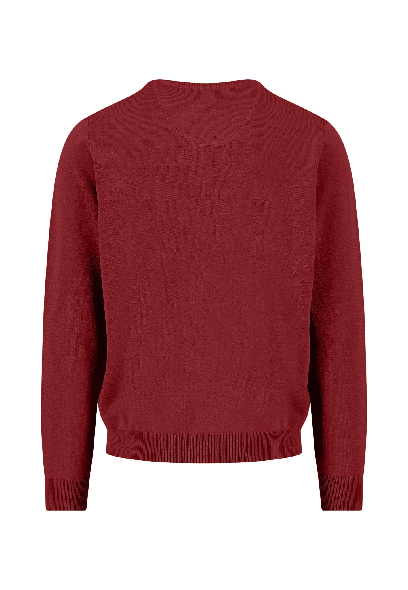 Feinstrickpullover aus Baumwolle mit V-Ausschnitt - Image 12
